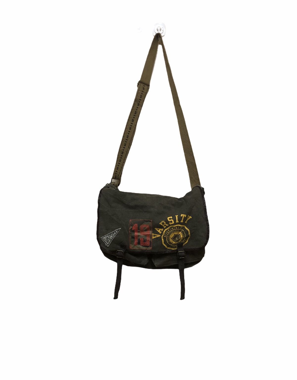 Gap × Vintage Vintage Varsity Sling Bag Khaki’s Design Size ONE SIZE - 3 Thumbnail