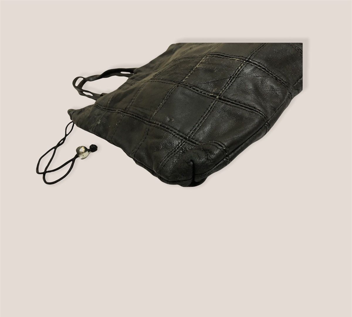 Leather × Vintage Vintage Full Leather Tote Bag Custom Size ONE SIZE - 8 Thumbnail