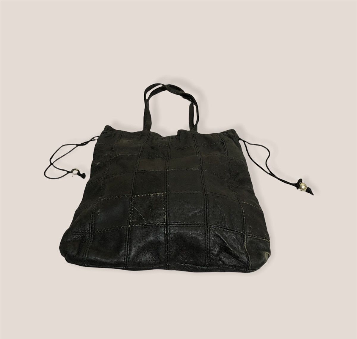 Leather × Vintage Vintage Full Leather Tote Bag Custom Size ONE SIZE - 6 Thumbnail