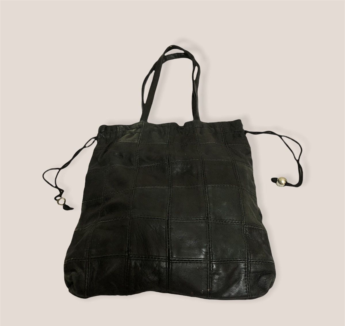 Leather × Vintage Vintage Full Leather Tote Bag Custom Size ONE SIZE - 2 Thumbnail