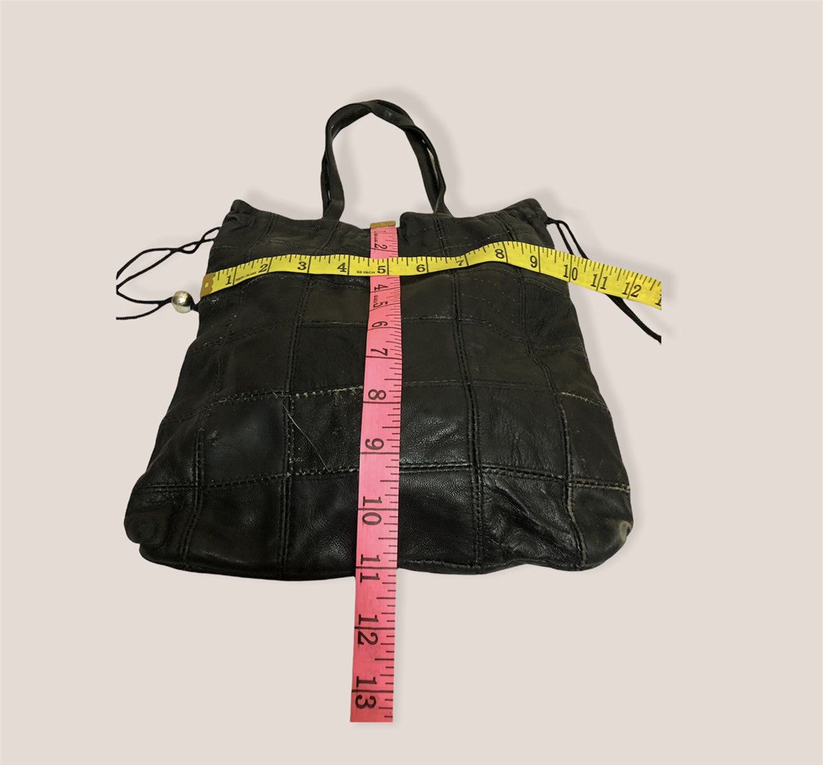 Leather × Vintage Vintage Full Leather Tote Bag Custom Size ONE SIZE - 12 Thumbnail