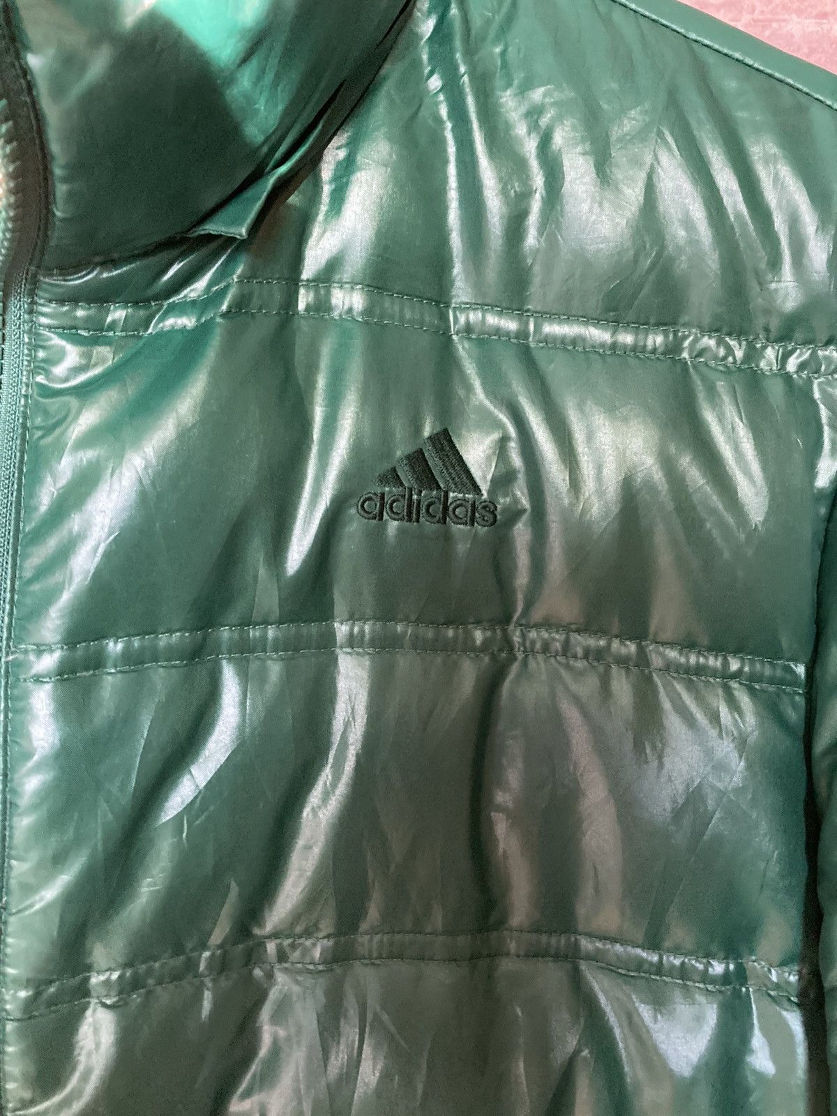 Adidas Adidas Puffer Jacket Green Size S Size US S / EU 44-46 / 1 - 4 Thumbnail