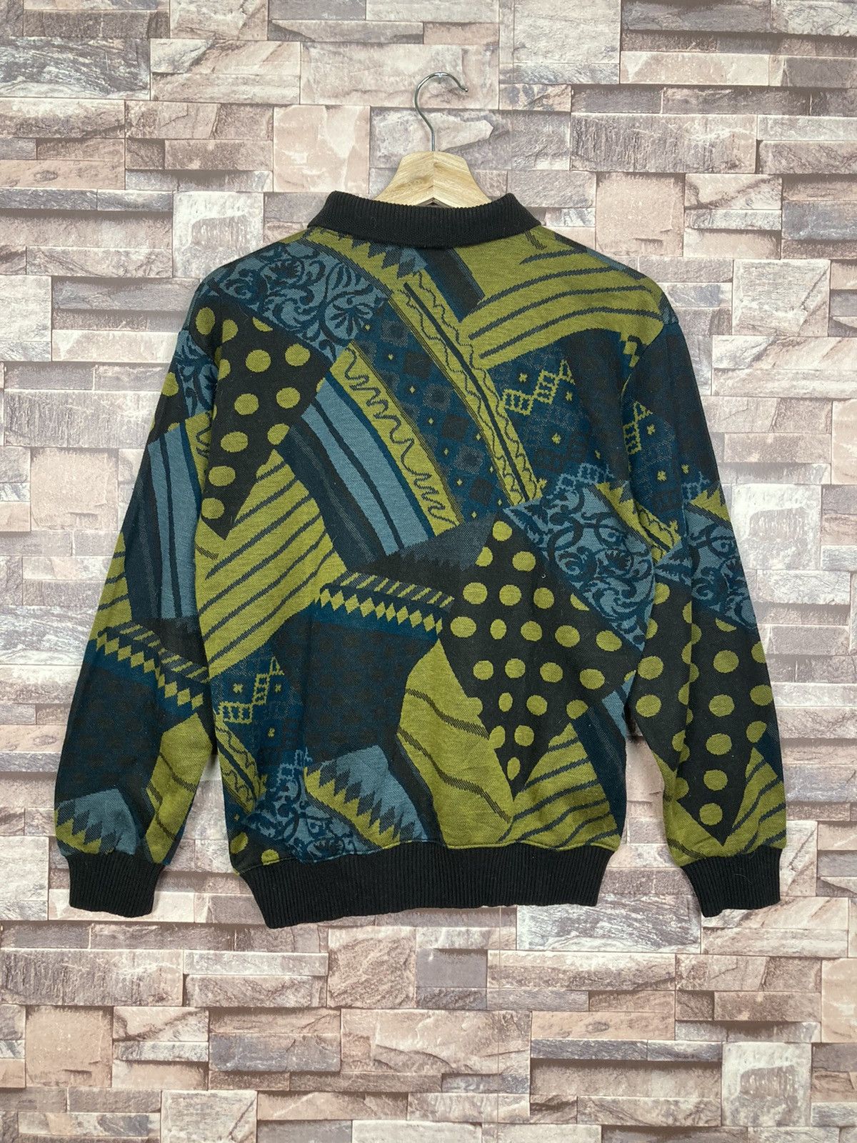 Japanese Brand Rovello long sleeve nice design #28-1 Size US M / EU 48-50 / 2 - 2 Thumbnail