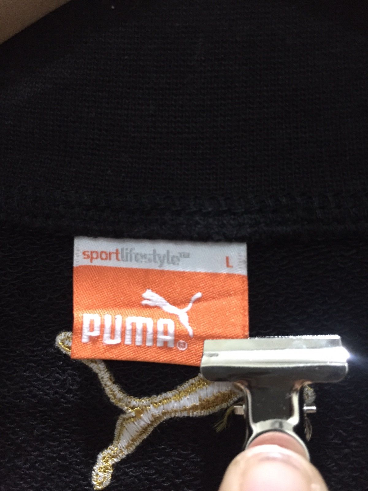 Puma Puma Embroiderey Logo Zipper Up Sweater Size US L / EU 52-54 / 3 - 3 Thumbnail