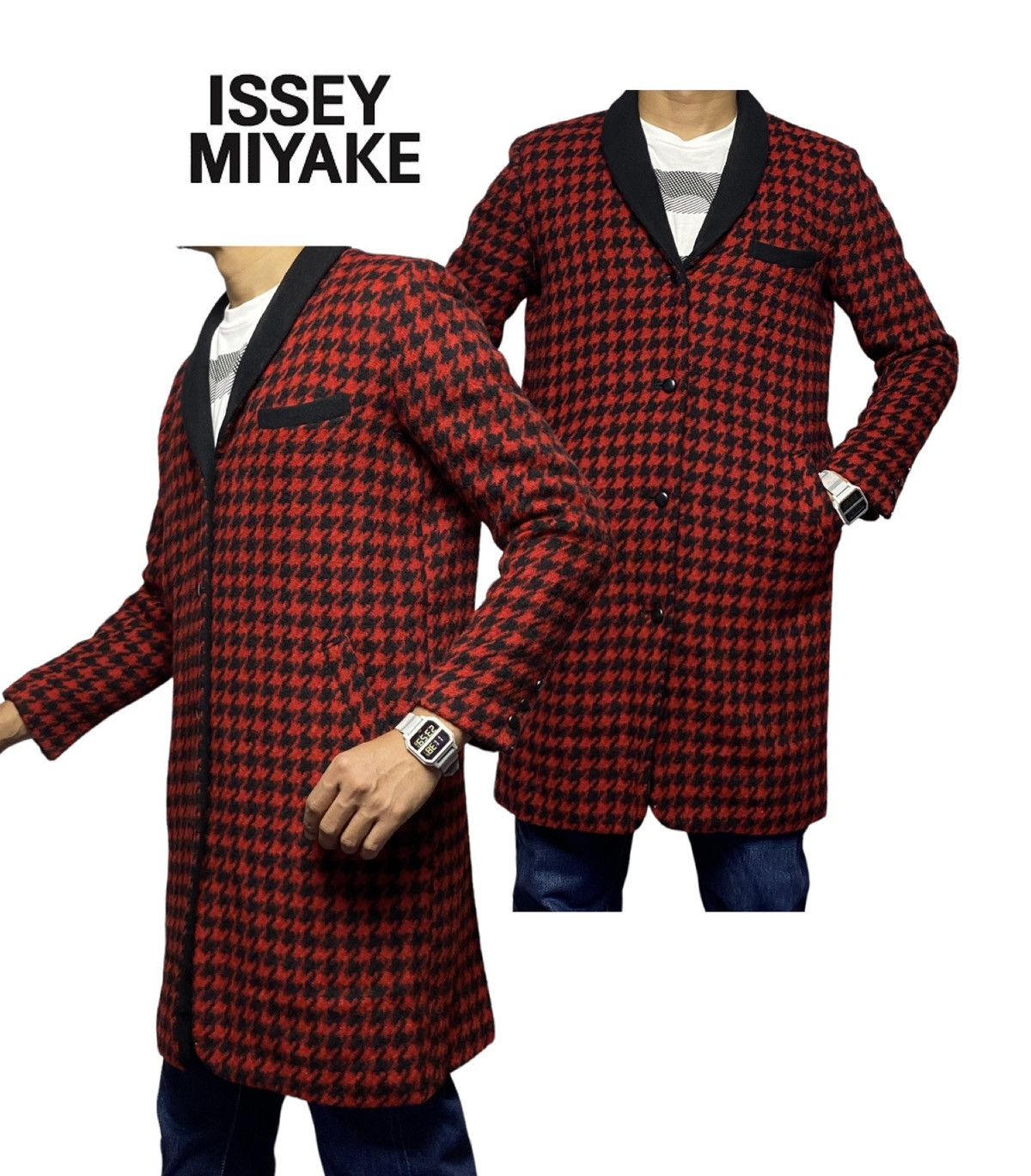 Issey Miyake × Japanese Brand × Vintage Nice Design‼️Vintage 80s Issey Miyake Sport Long Coats Size US M / EU 48-50 / 2 - 1 Thumbnail