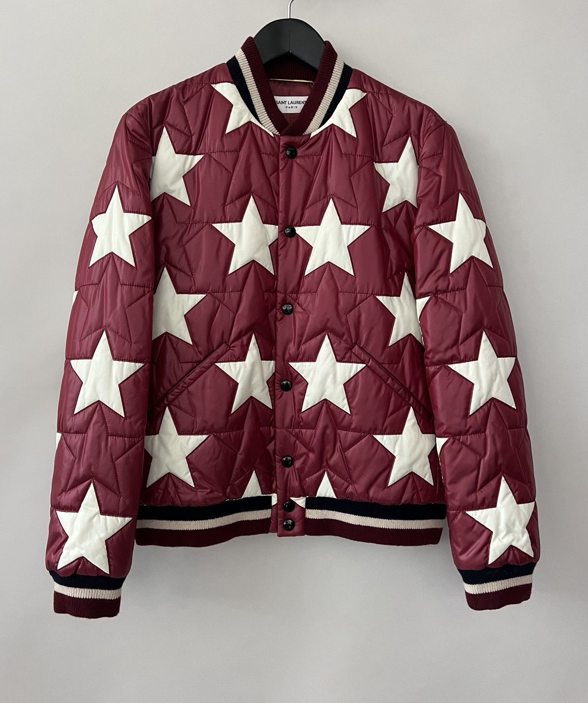 Star Quilted Bomber Jacket