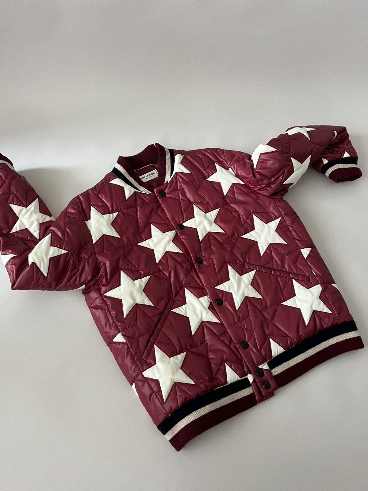 Star Quilted Bomber Jacket