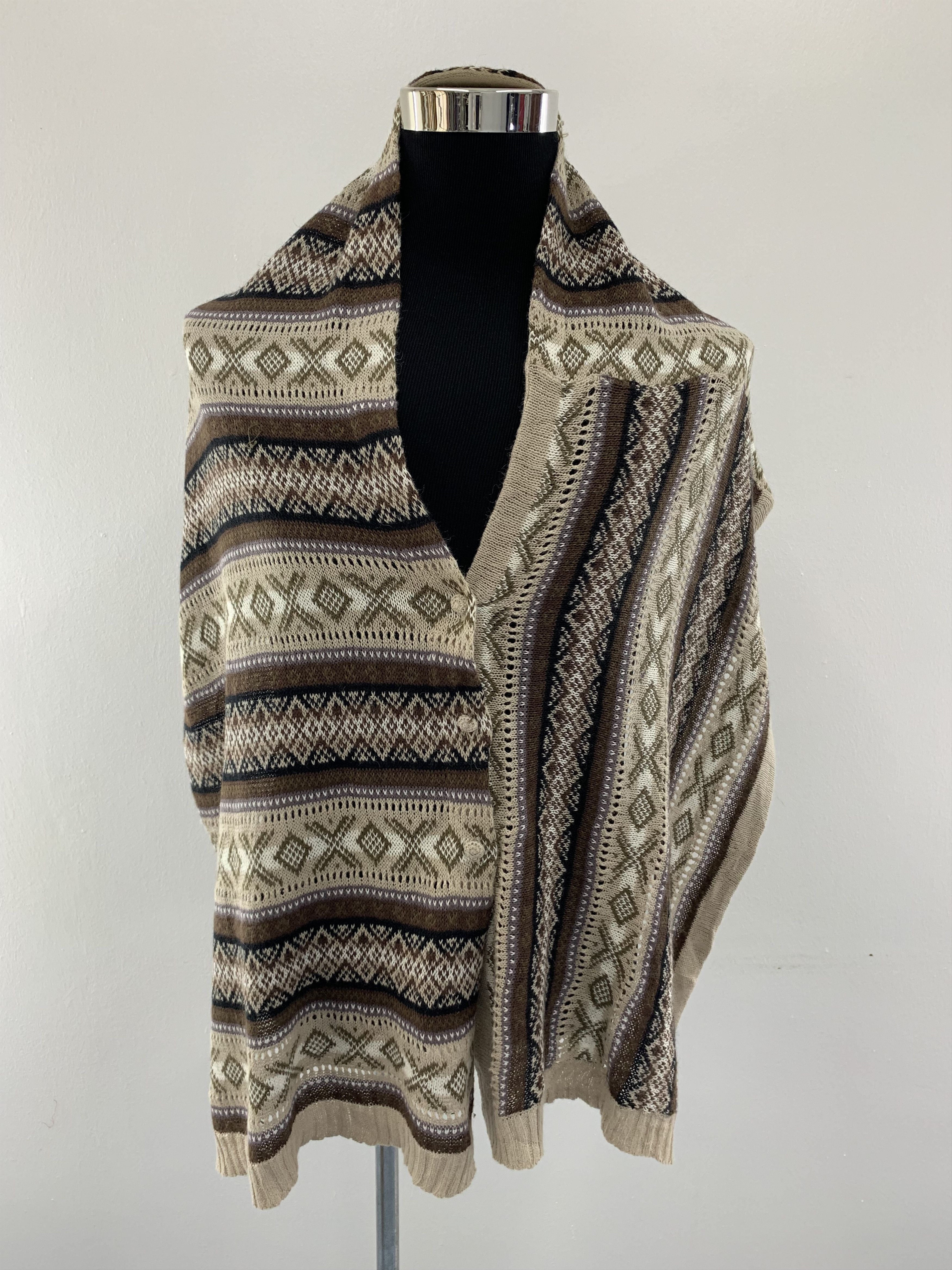 Journal Standard Scarf Button Up Wrap Wool BL6147