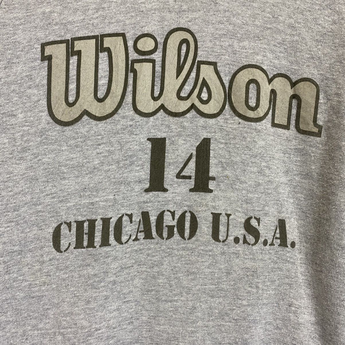 Vintage Vintage 90s Wilson 14 Chicago Usa Big Logo Crewneck Hoodie Size US S / EU 44-46 / 1 - 5 Thumbnail