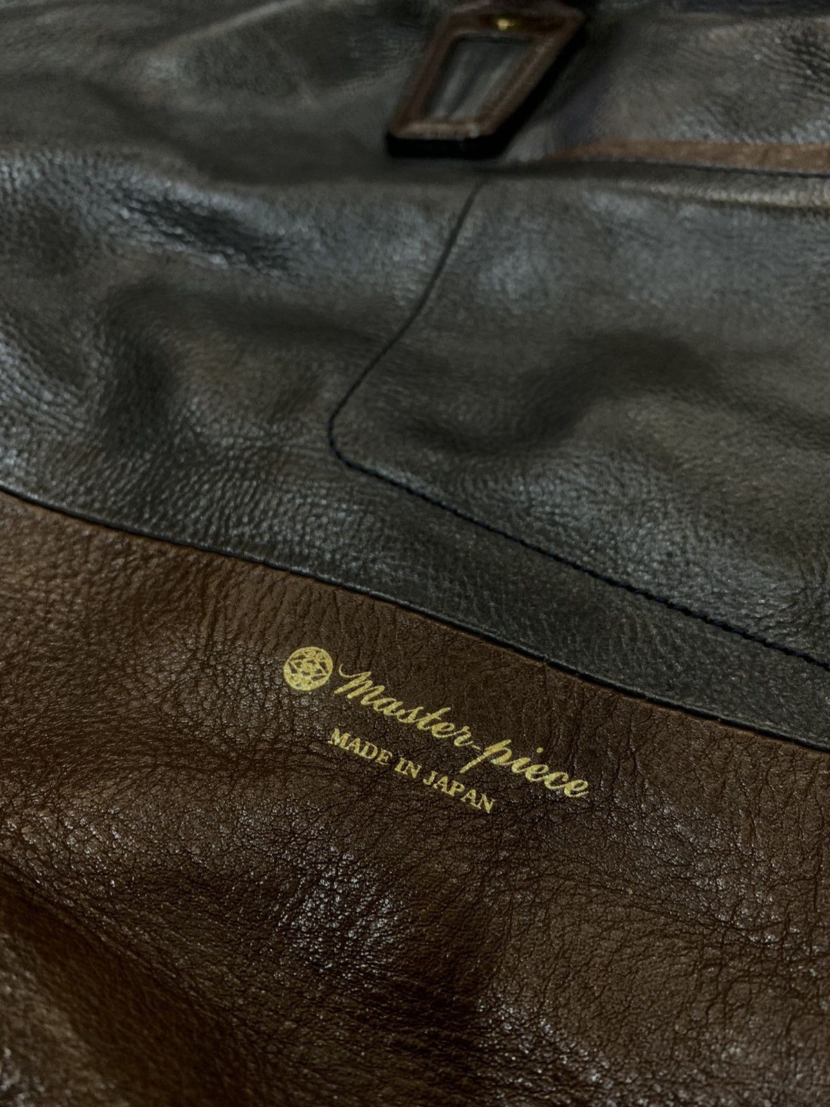 MasterPiece OG MSPC MASTER PIECE JAPAN FULL LEATHER SHOULDER BAG TOTE Size ONE SIZE - 3 Thumbnail
