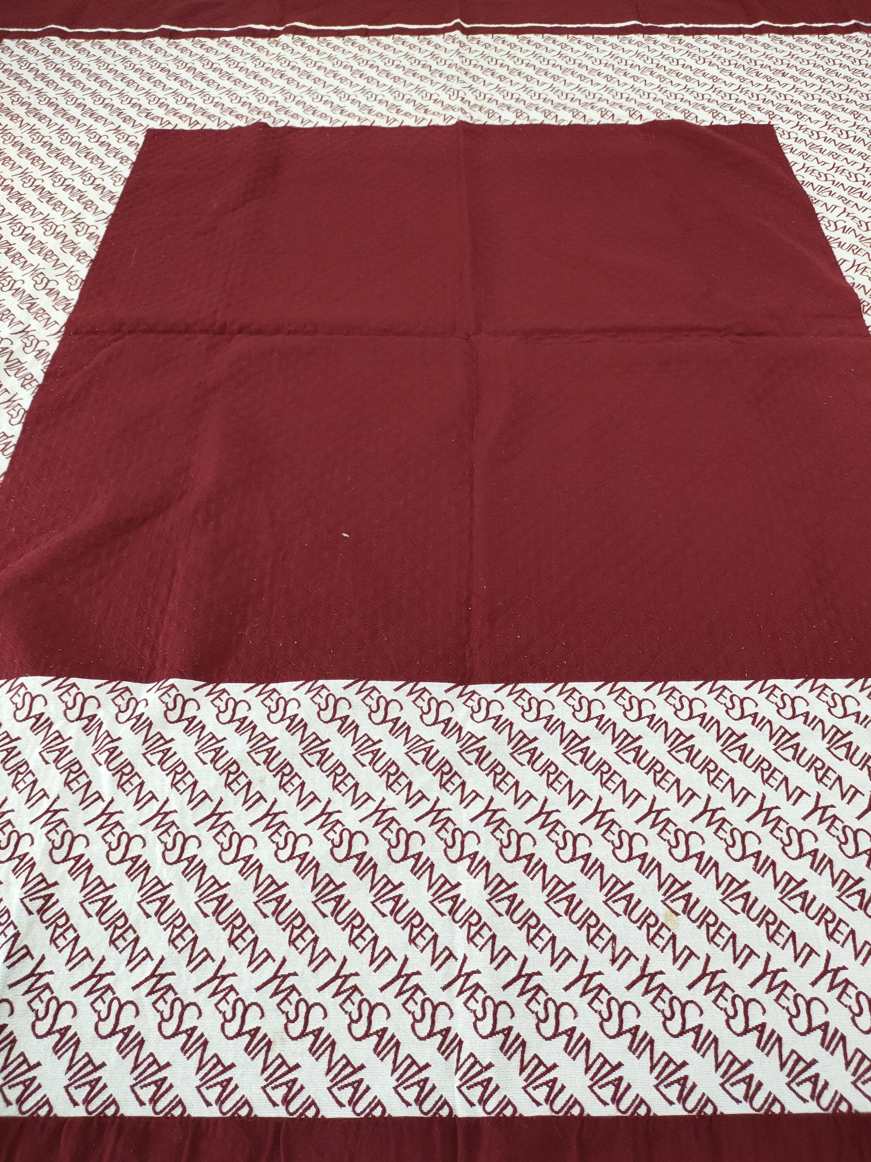 Yves Saint Laurent YSL FULL MONOGRAM BLANKET MAT 200cm X 200cm Size ONE SIZE - 5 Thumbnail