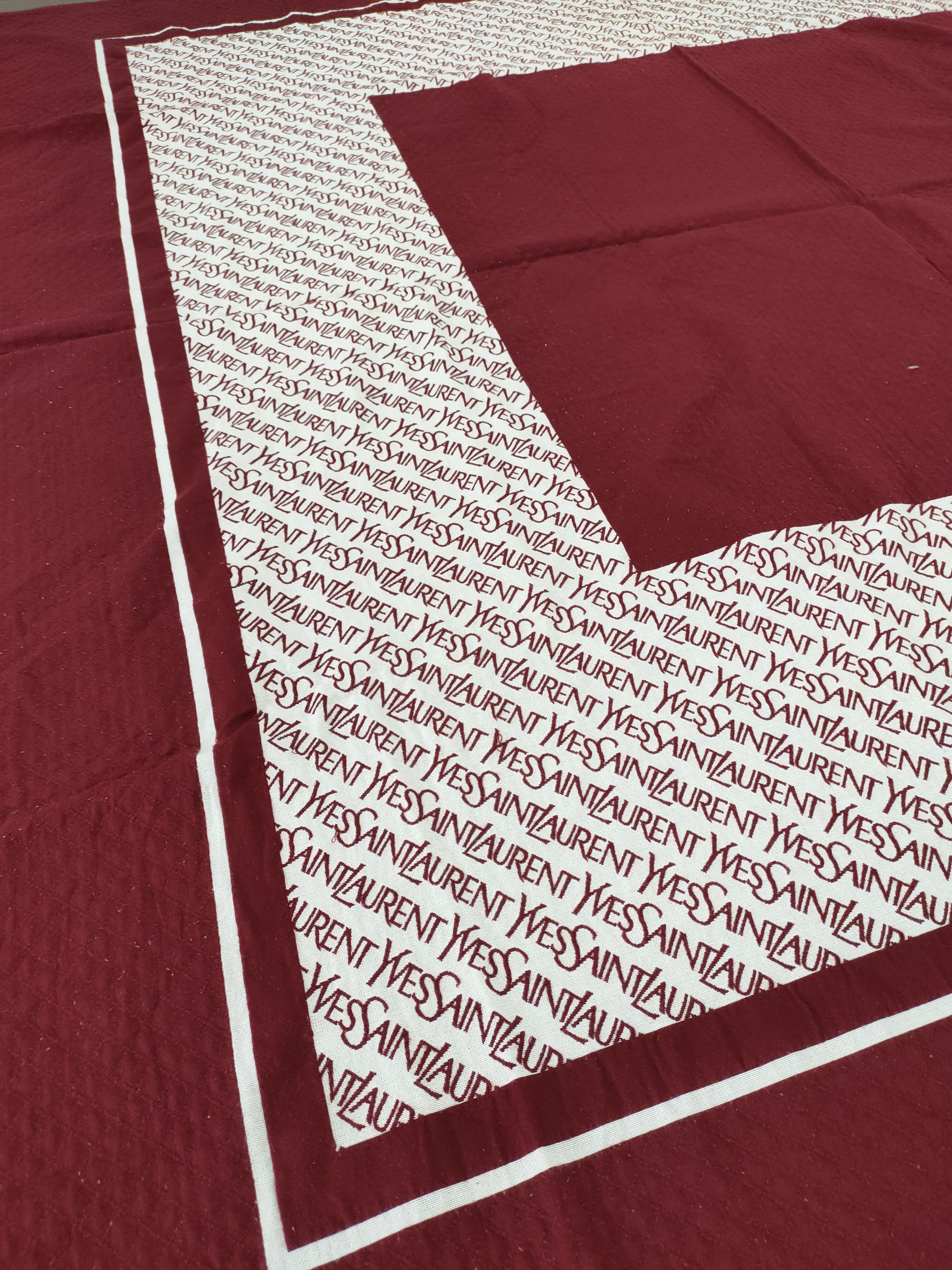 Yves Saint Laurent YSL FULL MONOGRAM BLANKET MAT 200cm X 200cm Size ONE SIZE - 6 Thumbnail
