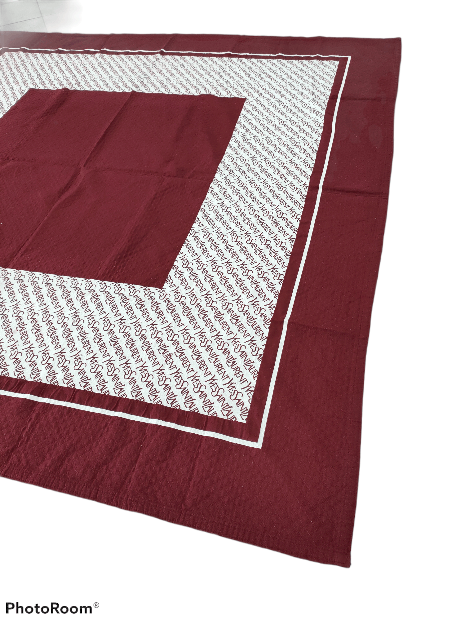 Yves Saint Laurent YSL FULL MONOGRAM BLANKET MAT 200cm X 200cm Size ONE SIZE - 2 Thumbnail