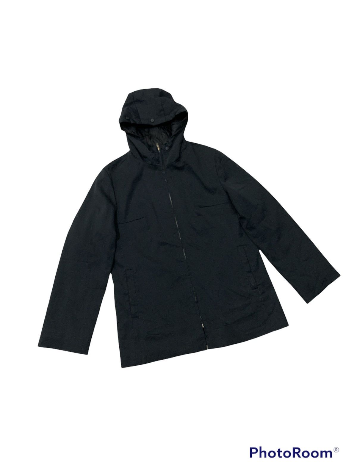 Japanese Brand INED BLACK HOODIE Size US S / EU 44-46 / 1 - 1 Thumbnail