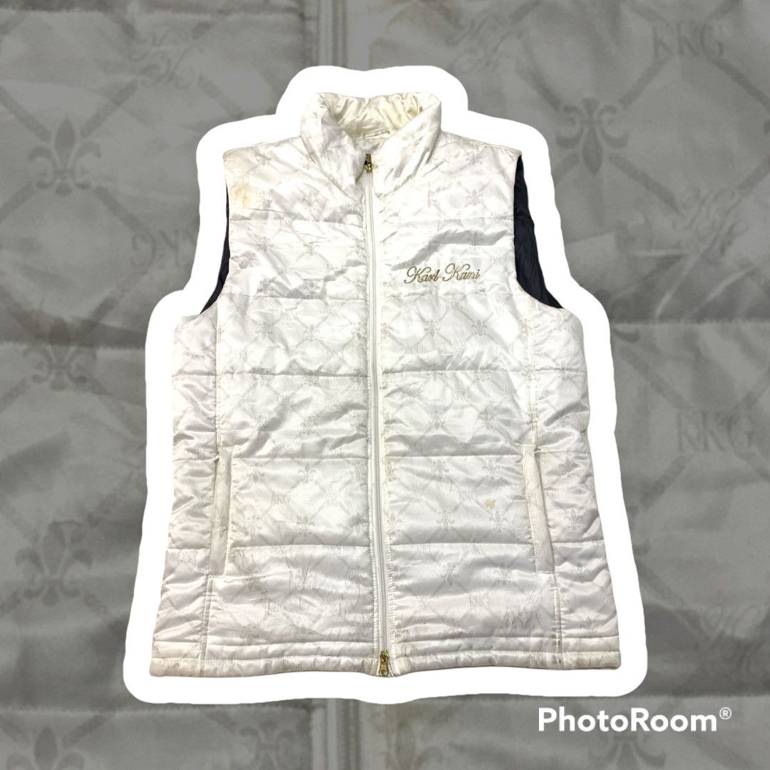 KARL KANI GOLF BROOKYLIN PUFFER VEST MONOGRAM