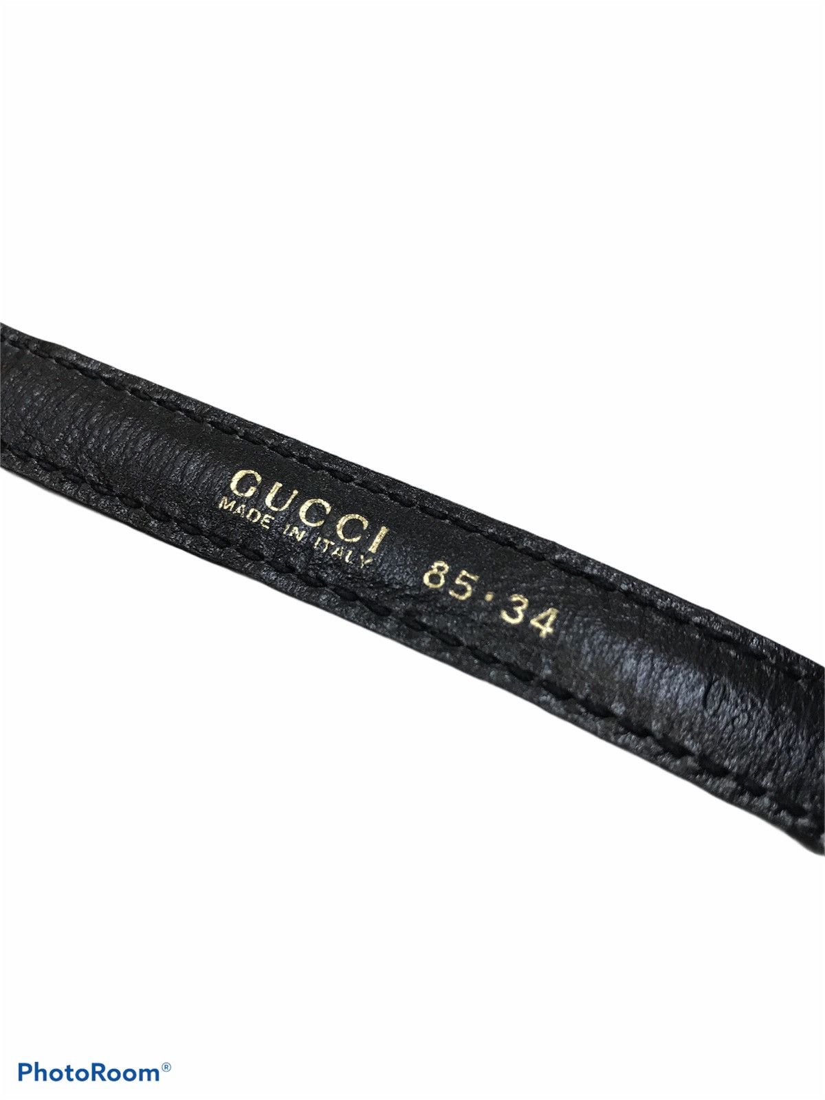 Gucci VINTAGE GUCCI LEATHER BELT SIZE 25-27 ITALY Size 26 - 3 Thumbnail