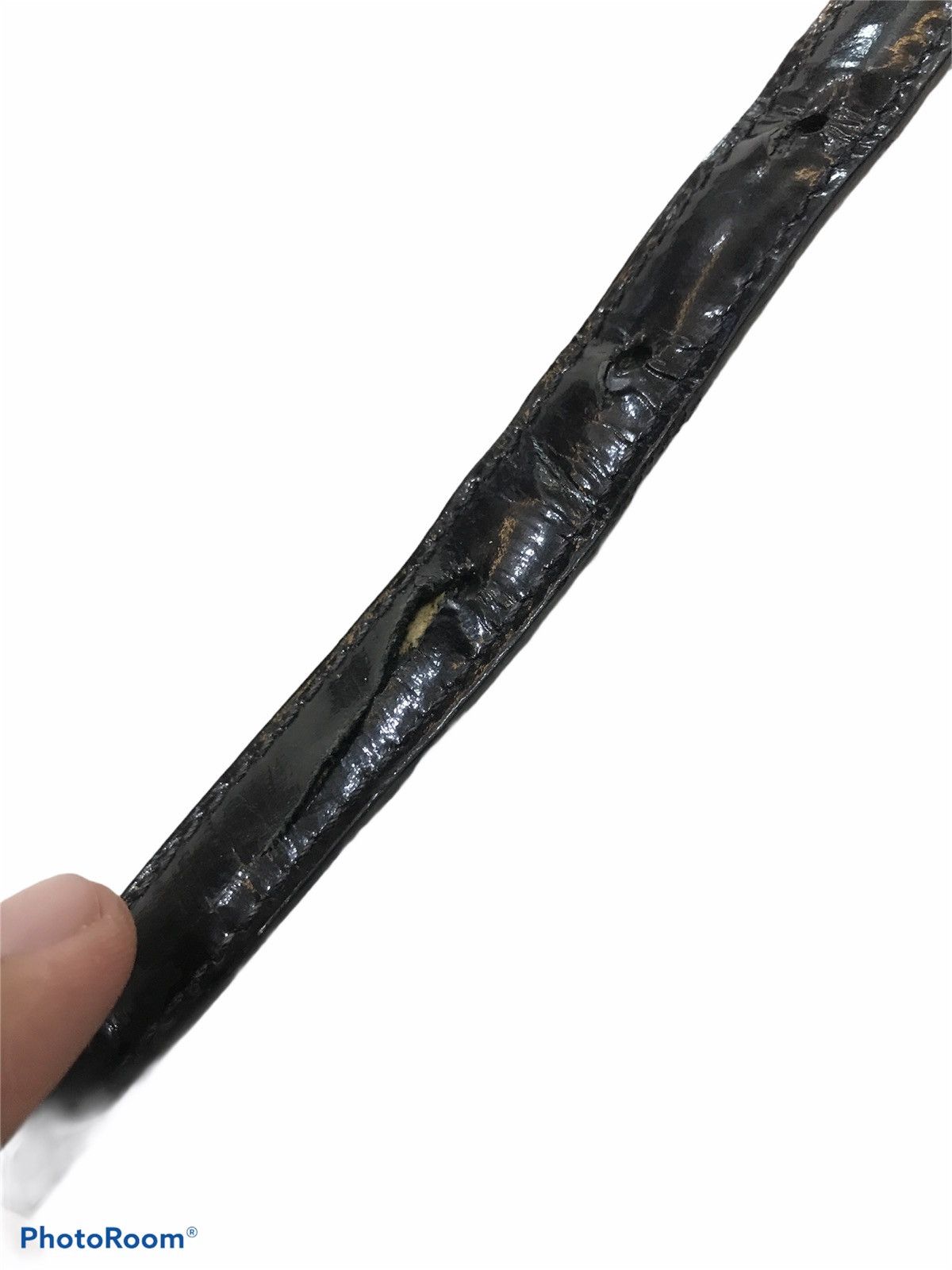 Gucci VINTAGE GUCCI LEATHER BELT SIZE 25-27 ITALY Size 26 - 6 Thumbnail