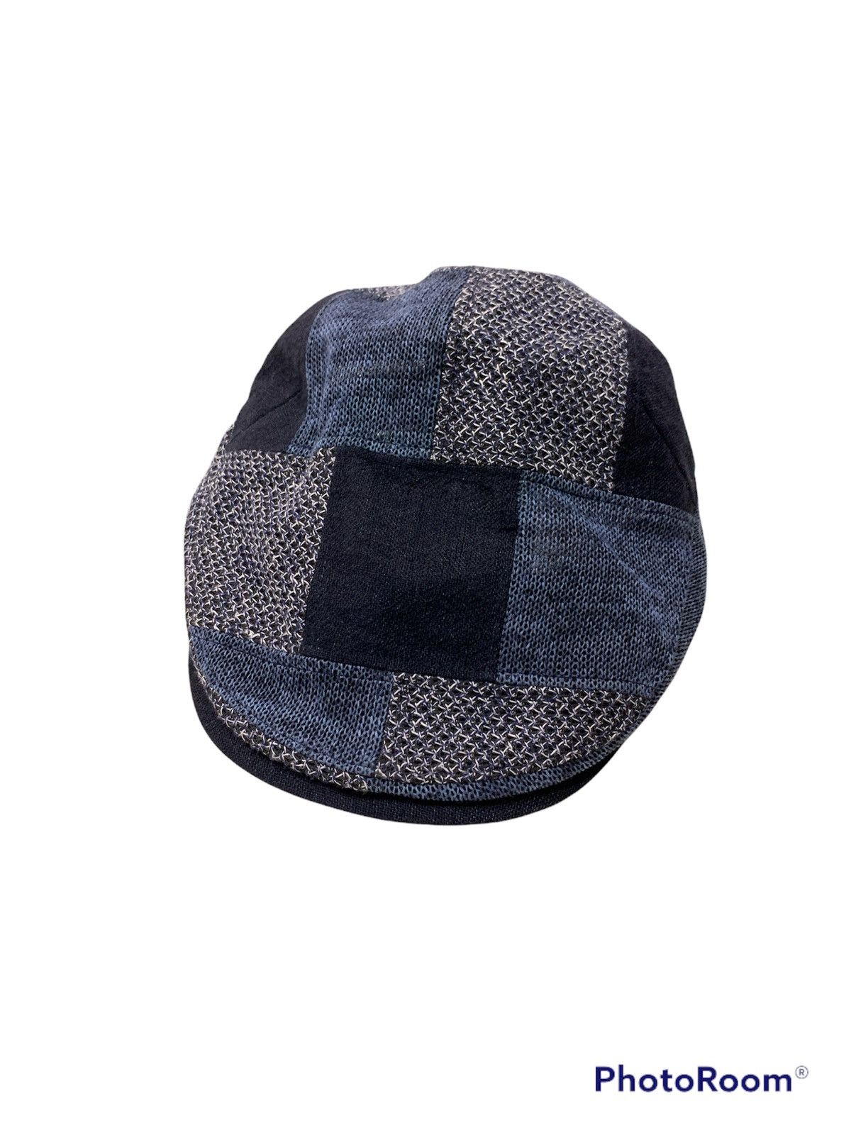DAKS × Vintage VINTAGE DAKS LONDON SASHIKO BORO FLAT HAT Size ONE SIZE - 2 Thumbnail
