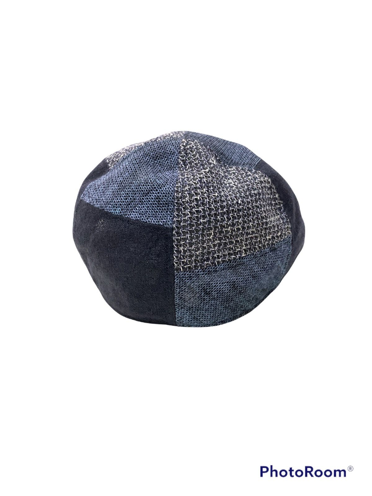 DAKS × Vintage VINTAGE DAKS LONDON SASHIKO BORO FLAT HAT Size ONE SIZE - 3 Thumbnail