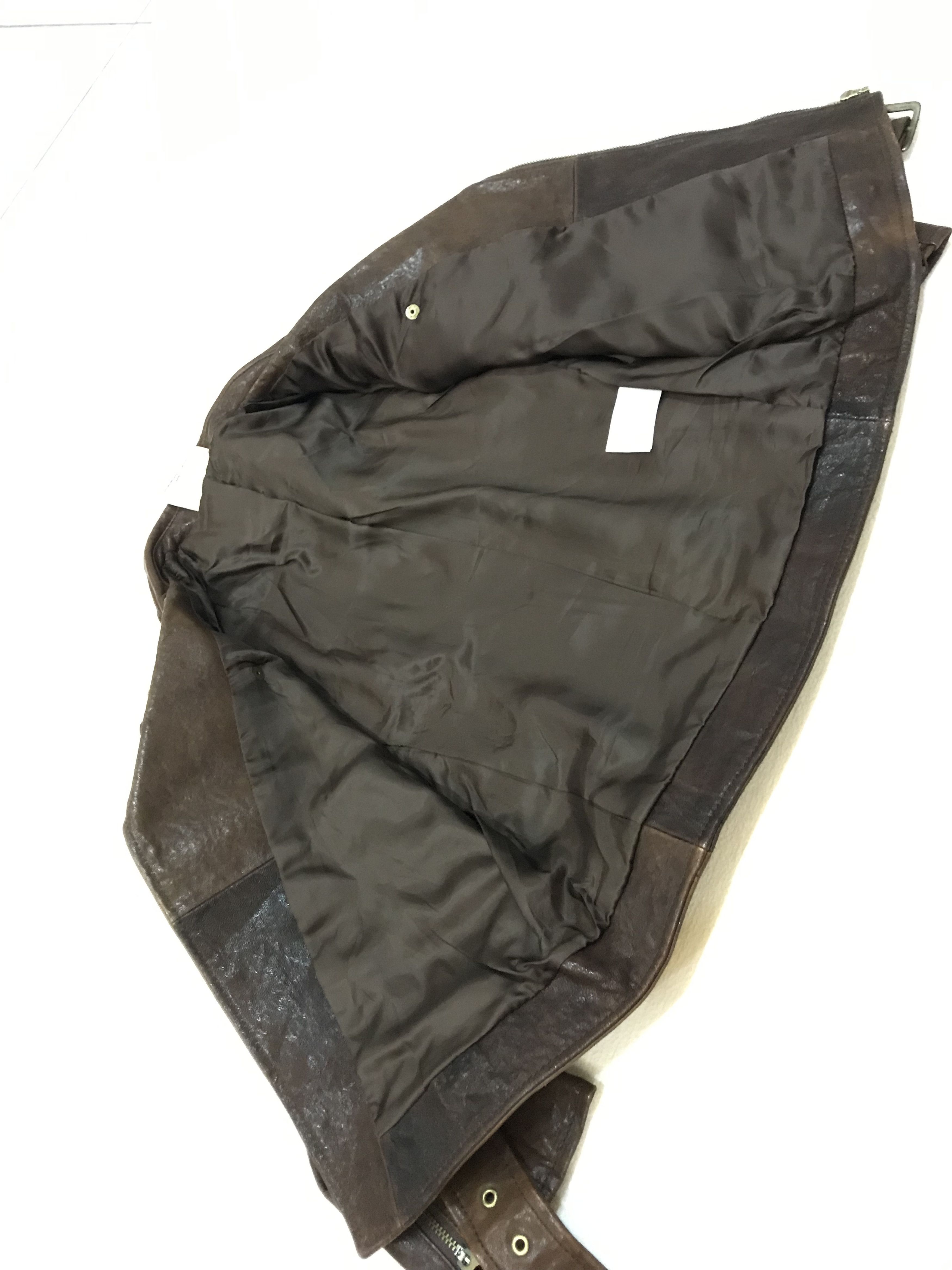 Comme des Garcons × Japanese Brand BEAUTIFUL PEOPLE $828 SHRINK LEATHER TYPE KIDS JACKET Size US XXS / EU 40 - 11 Thumbnail