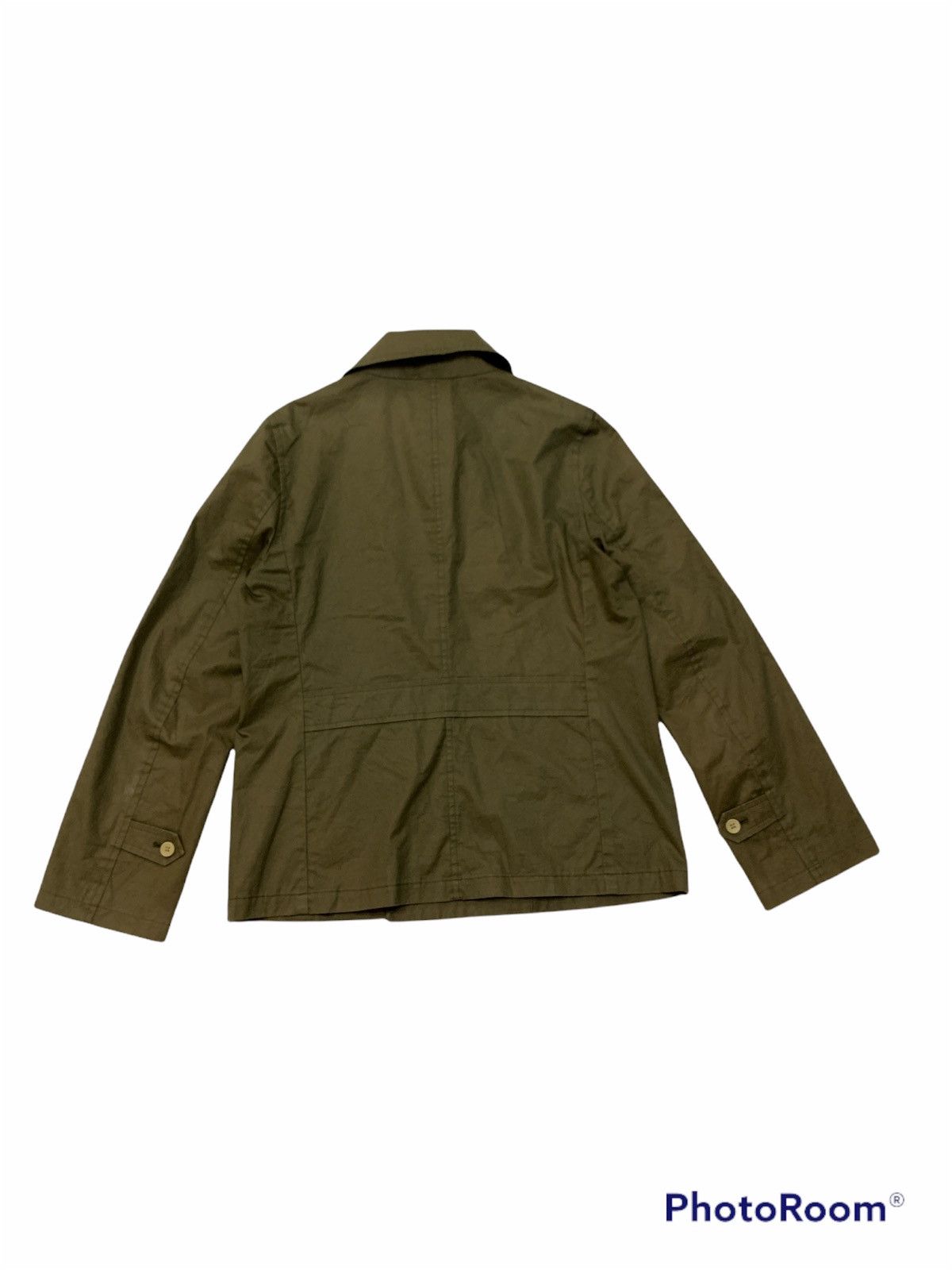 VINTAGE PEACOAT OLIVE GREEN COAT JACKET
