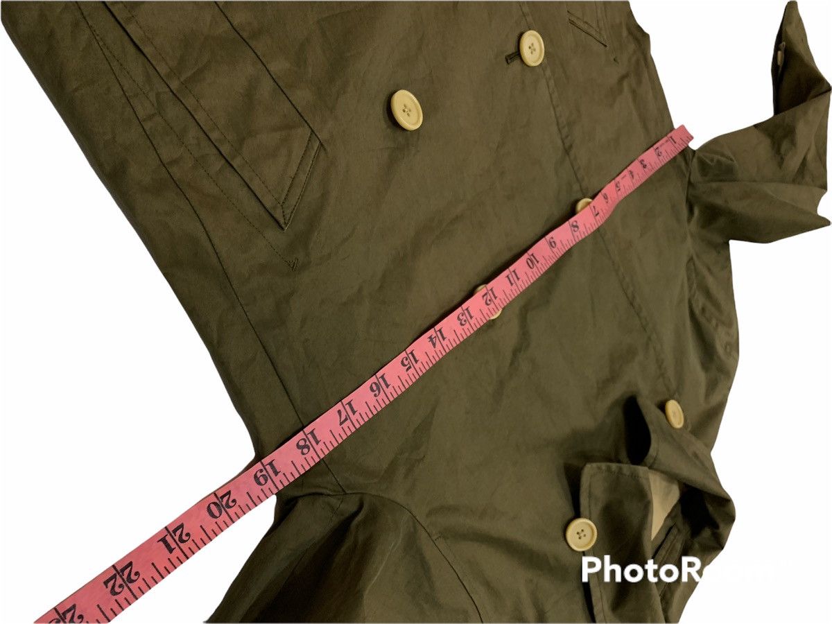 VINTAGE PEACOAT OLIVE GREEN COAT JACKET
