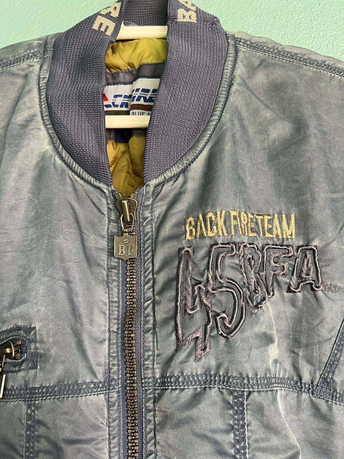 Japanese Brand × Vintage Vintage Back Fire Bomber Jacket Size US L / EU 52-54 / 3 - 4 Thumbnail