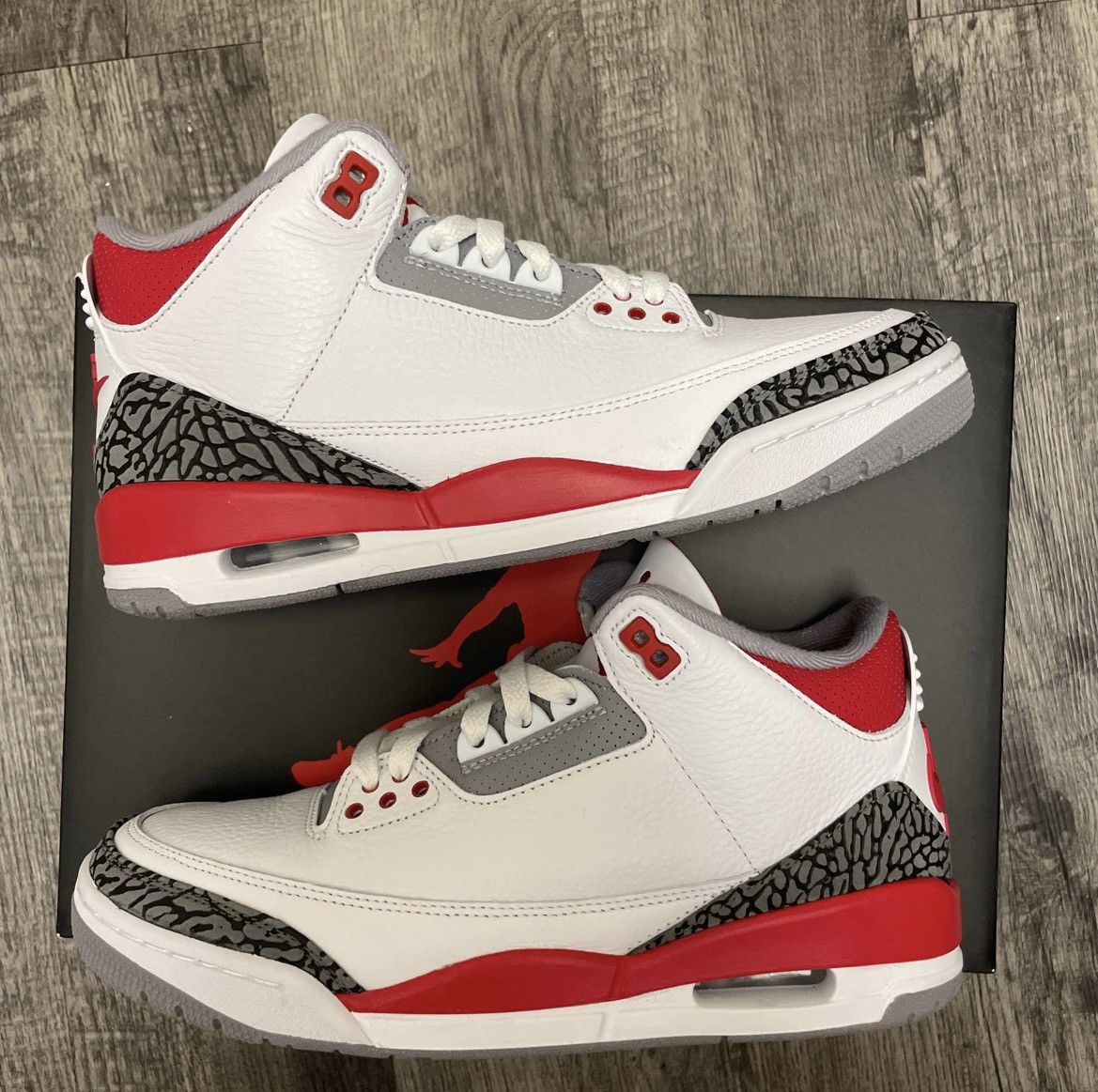 Nike Air Jordan 3 “fire red” | Grailed