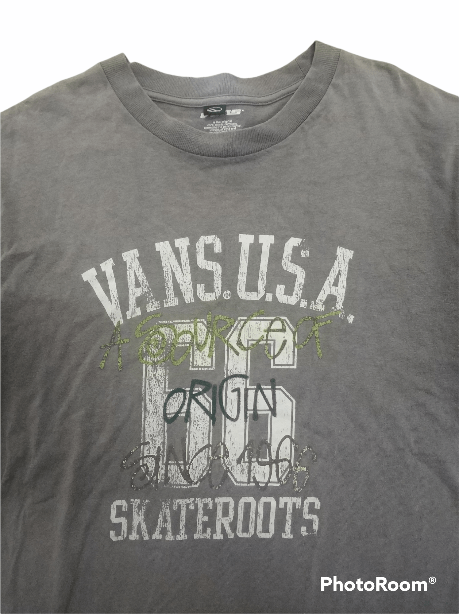 Vans 🔥Distressed Sunfaded Vans Skateroots Tees Size US M / EU 48-50 / 2 - 5 Thumbnail