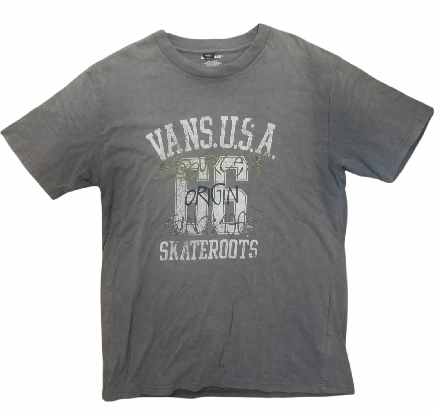 Vans 🔥Distressed Sunfaded Vans Skateroots Tees Size US M / EU 48-50 / 2 - 1 Thumbnail