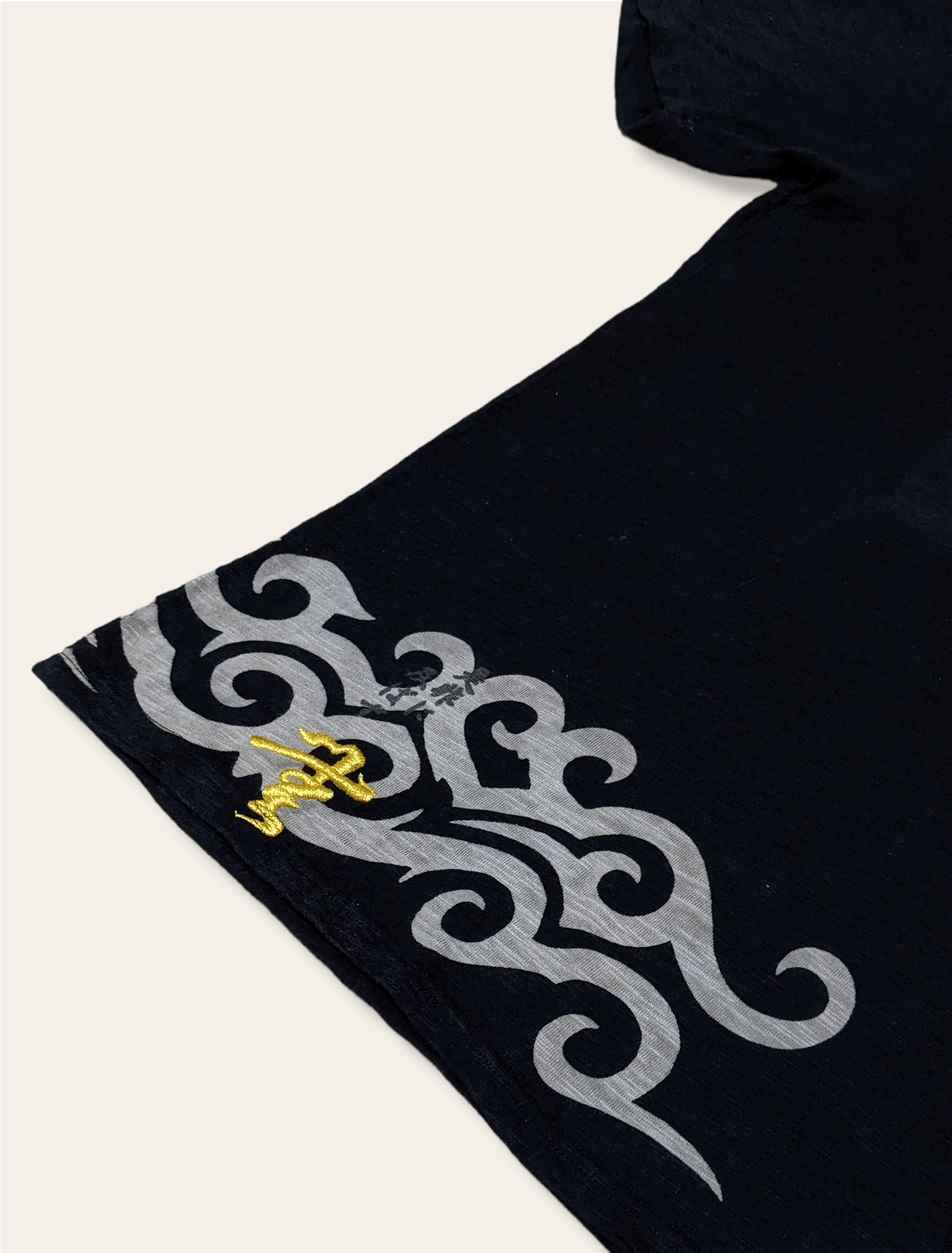 Japanese Brand × Vintage Vintage Japanese Sukajan Kanji Skull Embroidered T shirt Size US L / EU 52-54 / 3 - 7 Thumbnail