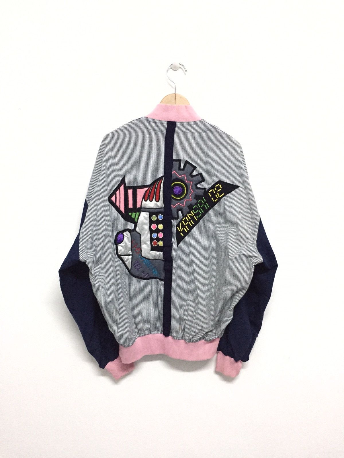 Kansai Yamamoto RARE🔥OG Kansai Man Robot Patchwork Varsity Jacket Size US L / EU 52-54 / 3 - 2 Thumbnail