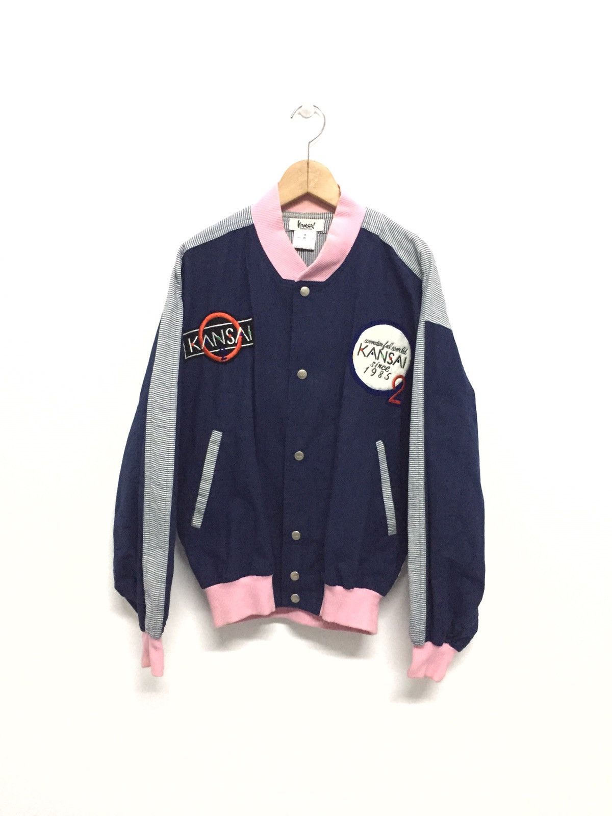 Kansai Yamamoto RARE🔥OG Kansai Man Robot Patchwork Varsity Jacket Size US L / EU 52-54 / 3 - 3 Thumbnail