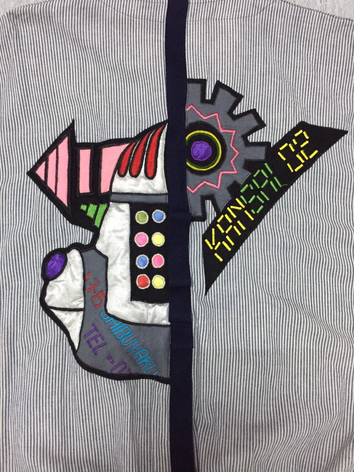 Kansai Yamamoto RARE🔥OG Kansai Man Robot Patchwork Varsity Jacket Size US L / EU 52-54 / 3 - 5 Thumbnail
