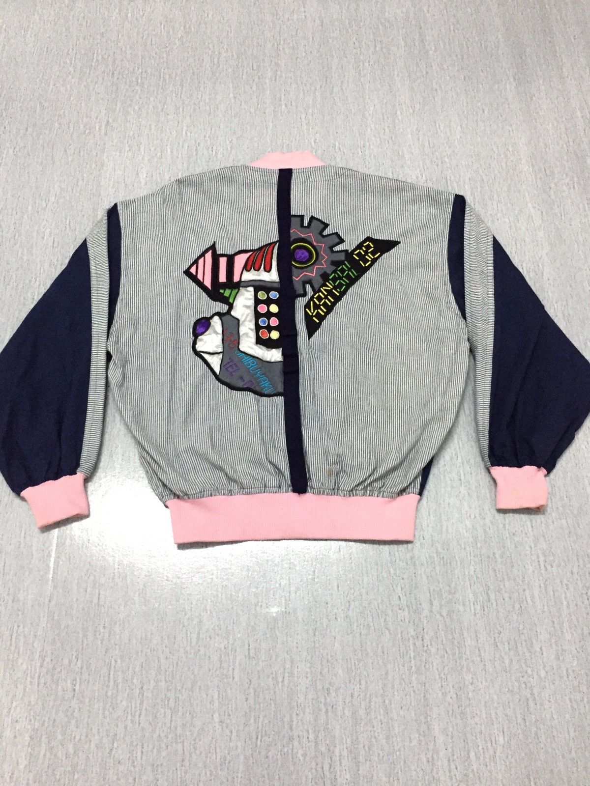 Kansai Yamamoto RARE🔥OG Kansai Man Robot Patchwork Varsity Jacket Size US L / EU 52-54 / 3 - 1 Thumbnail