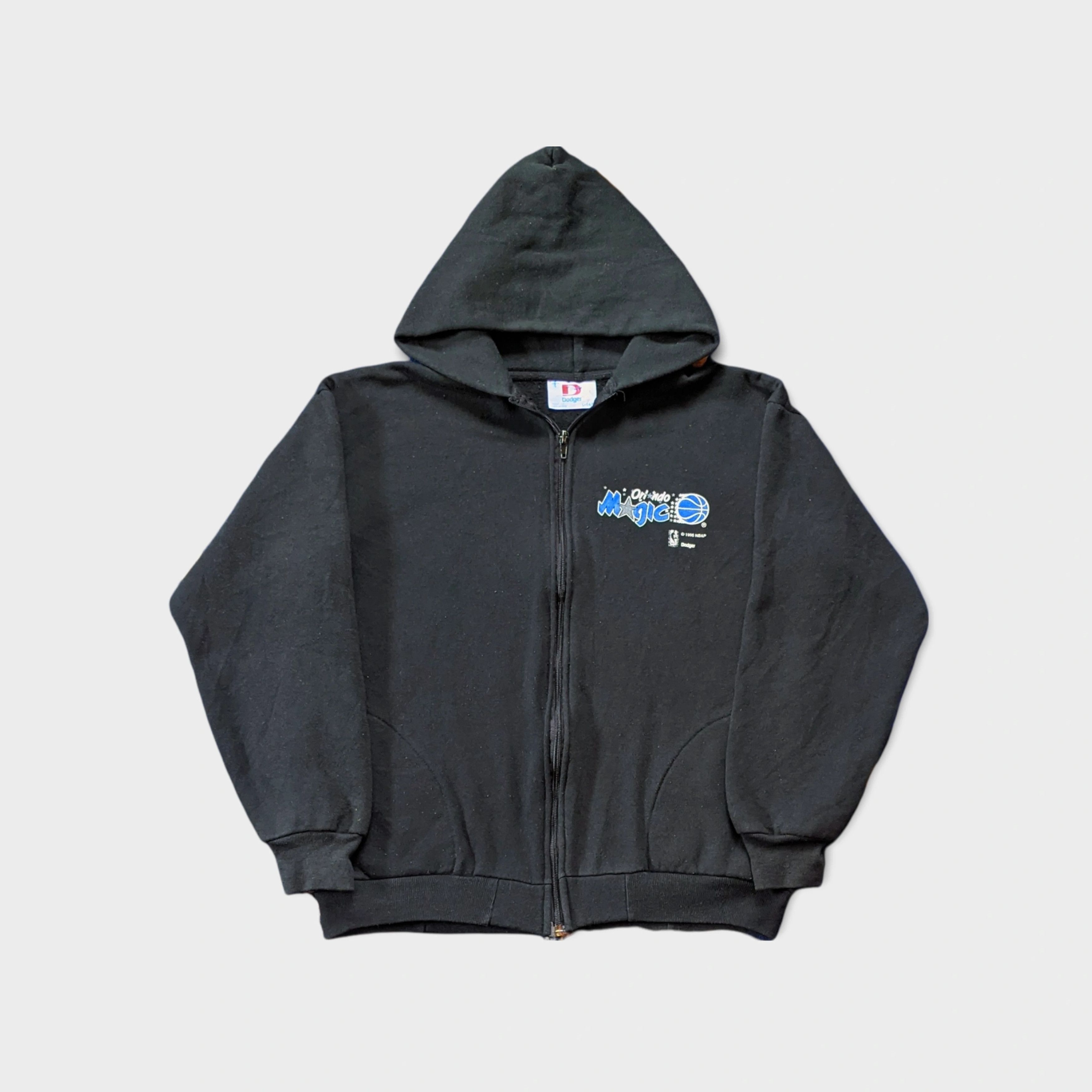 NBA × Vintage Vintage 90s Orlando Magic Zipped Hoodie Size US S / EU 44-46 / 1 - 1 Thumbnail