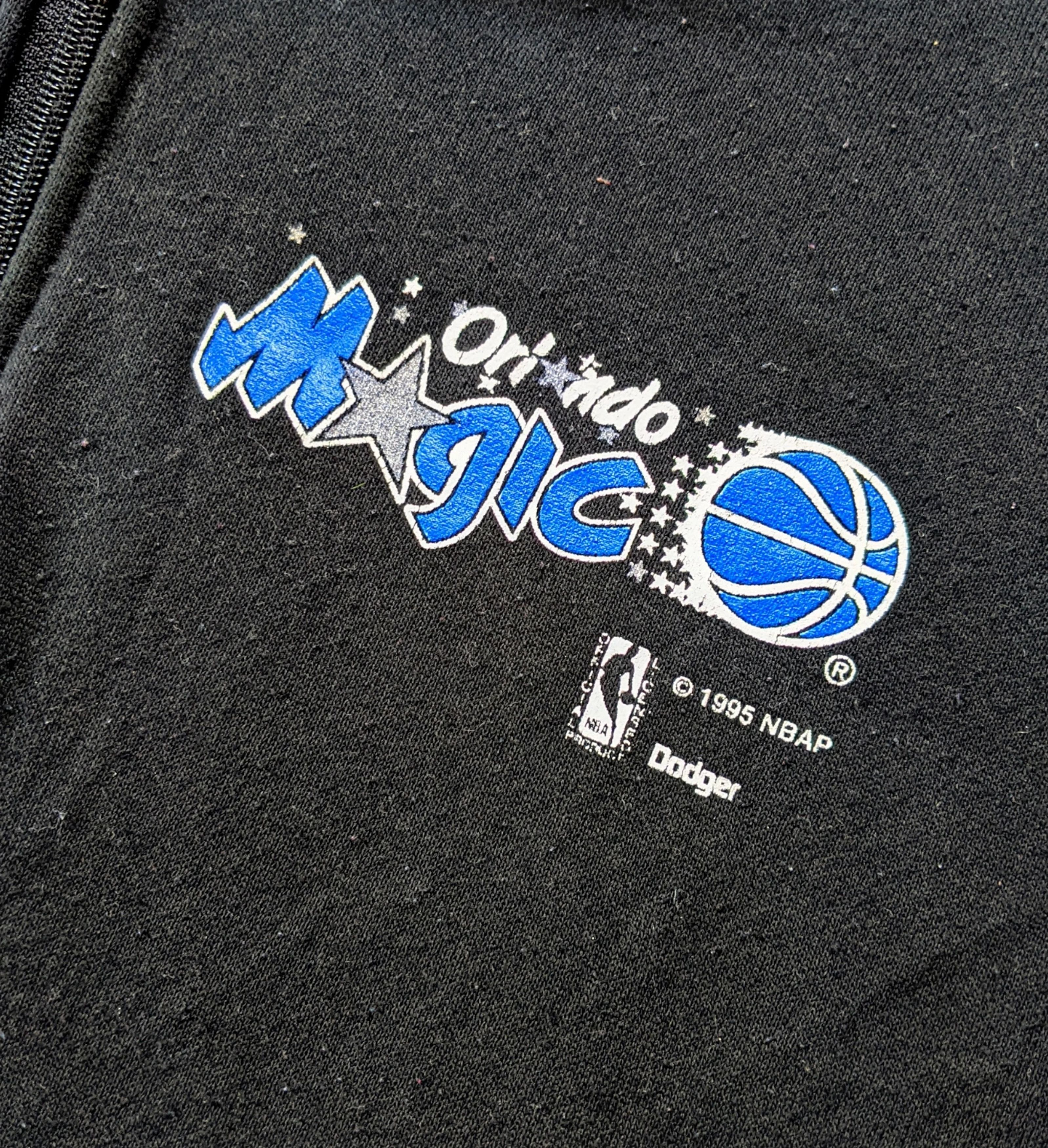 NBA × Vintage Vintage 90s Orlando Magic Zipped Hoodie Size US S / EU 44-46 / 1 - 4 Thumbnail