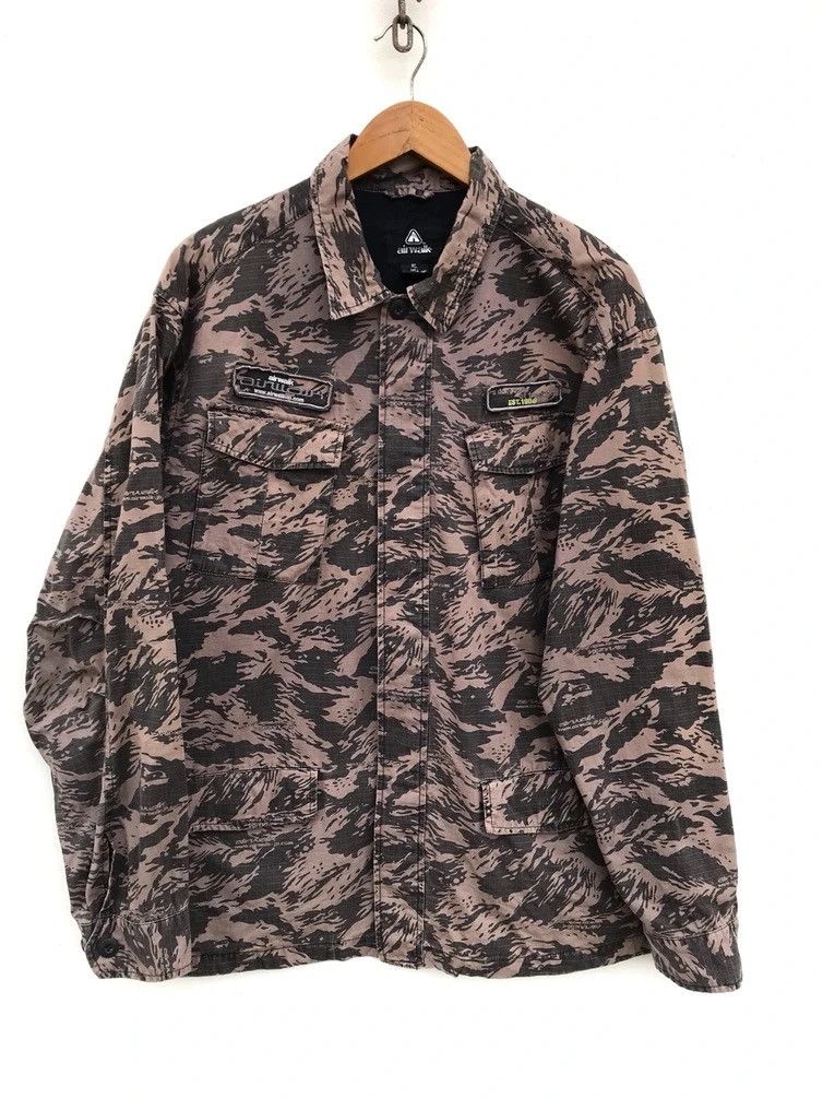 Airwalk Airwalk Military Tiger Stripe Camo Streetwear Skate Jacket Size US M / EU 48-50 / 2 - 1 Thumbnail