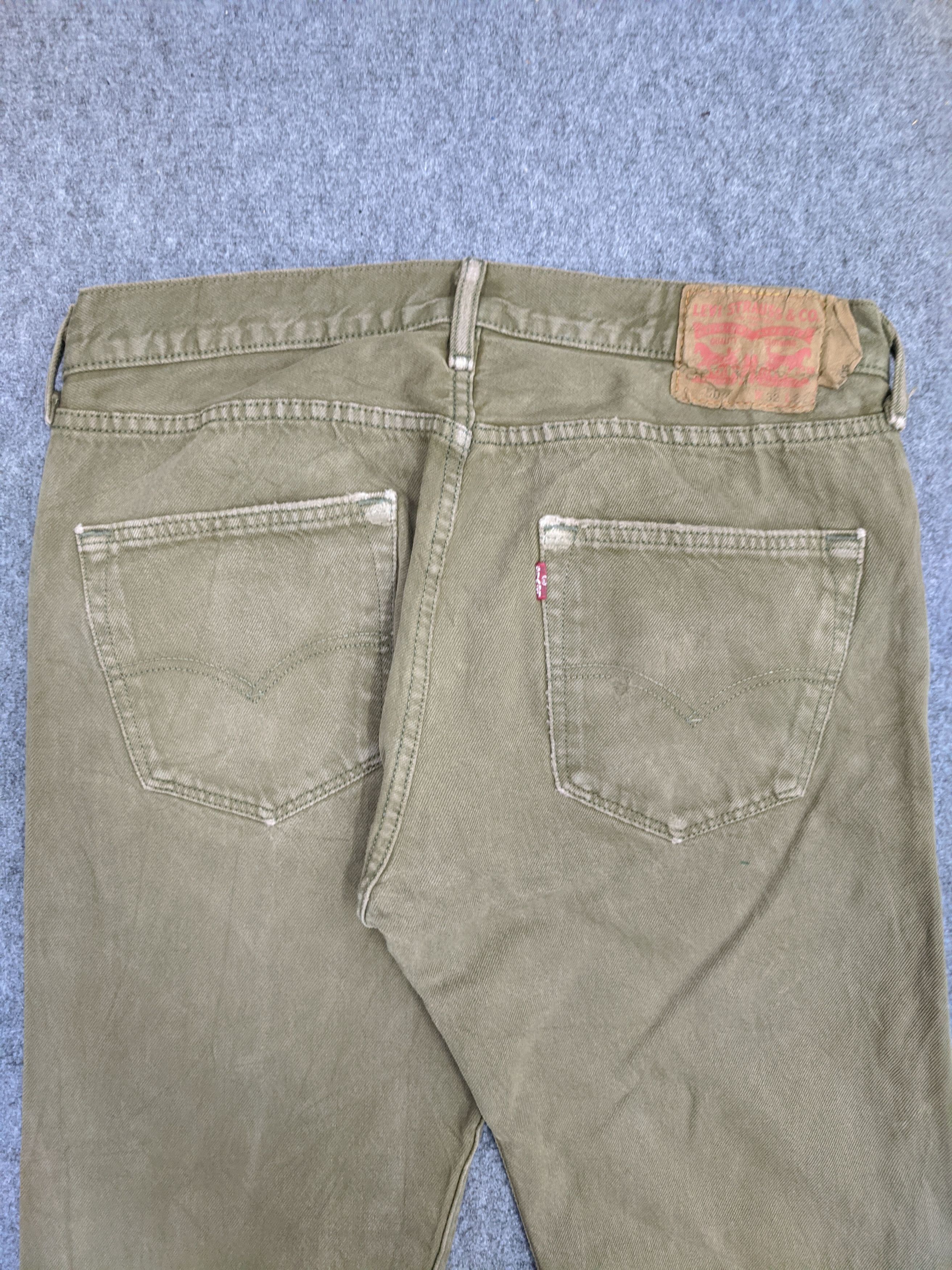 Levi's Vintage 90s Sun Faded Levis 501 Jeans DP0835 Size US 34 / EU 50 - 4 Thumbnail