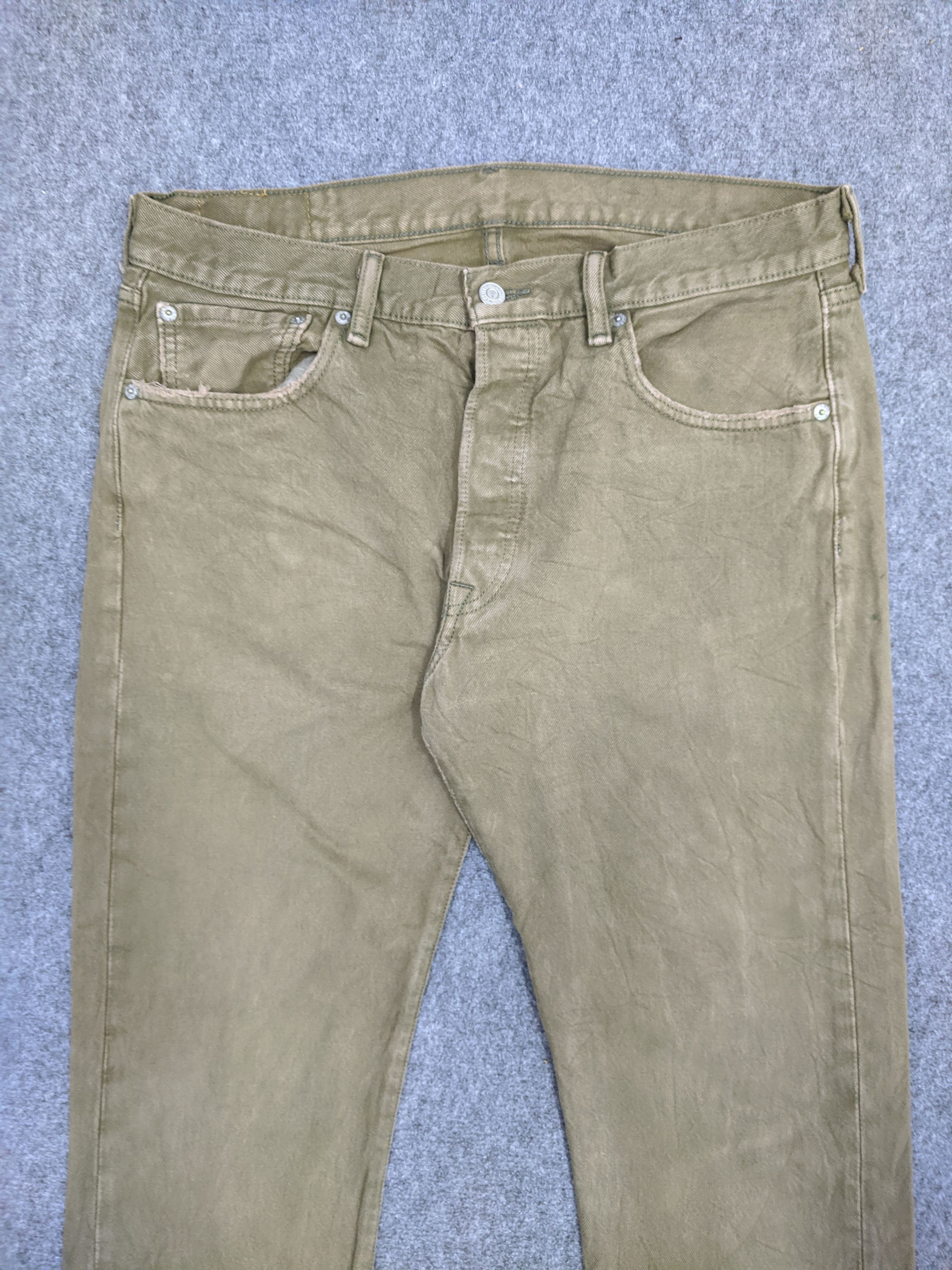 Levi's Vintage 90s Sun Faded Levis 501 Jeans DP0835 Size US 34 / EU 50 - 2 Thumbnail
