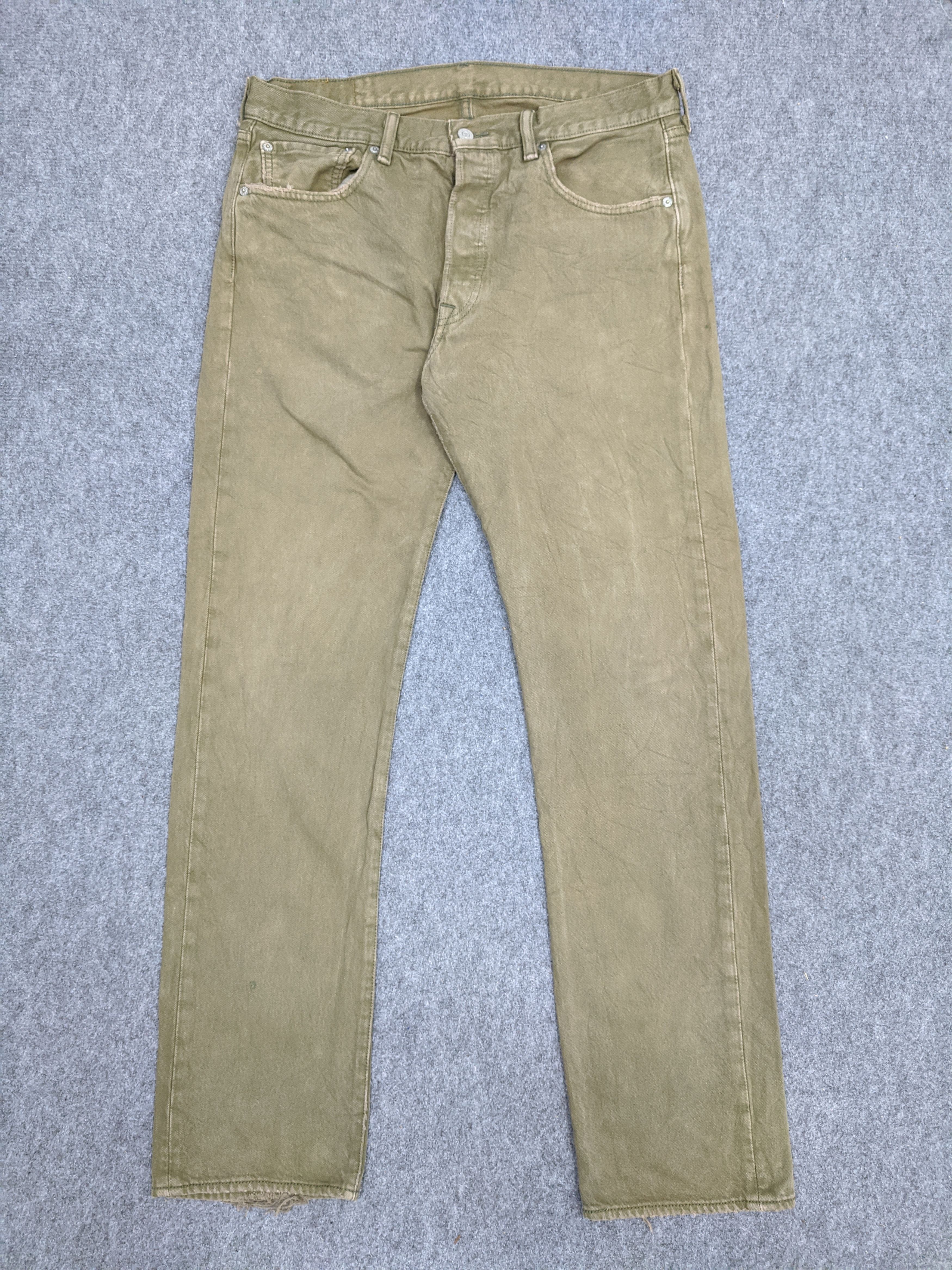 Levi's Vintage 90s Sun Faded Levis 501 Jeans DP0835 Size US 34 / EU 50 - 1 Thumbnail