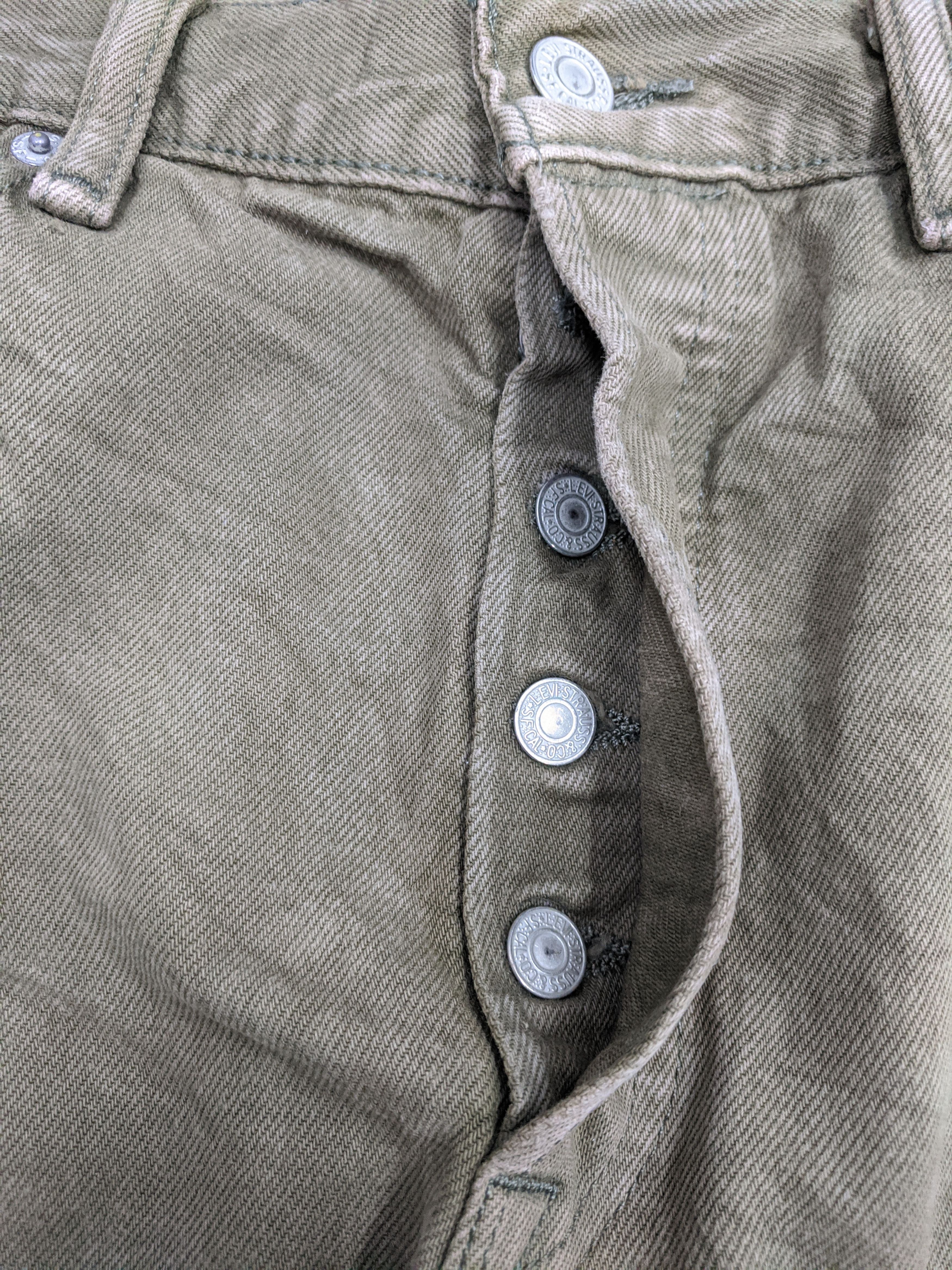 Levi's Vintage 90s Sun Faded Levis 501 Jeans DP0835 Size US 34 / EU 50 - 8 Thumbnail
