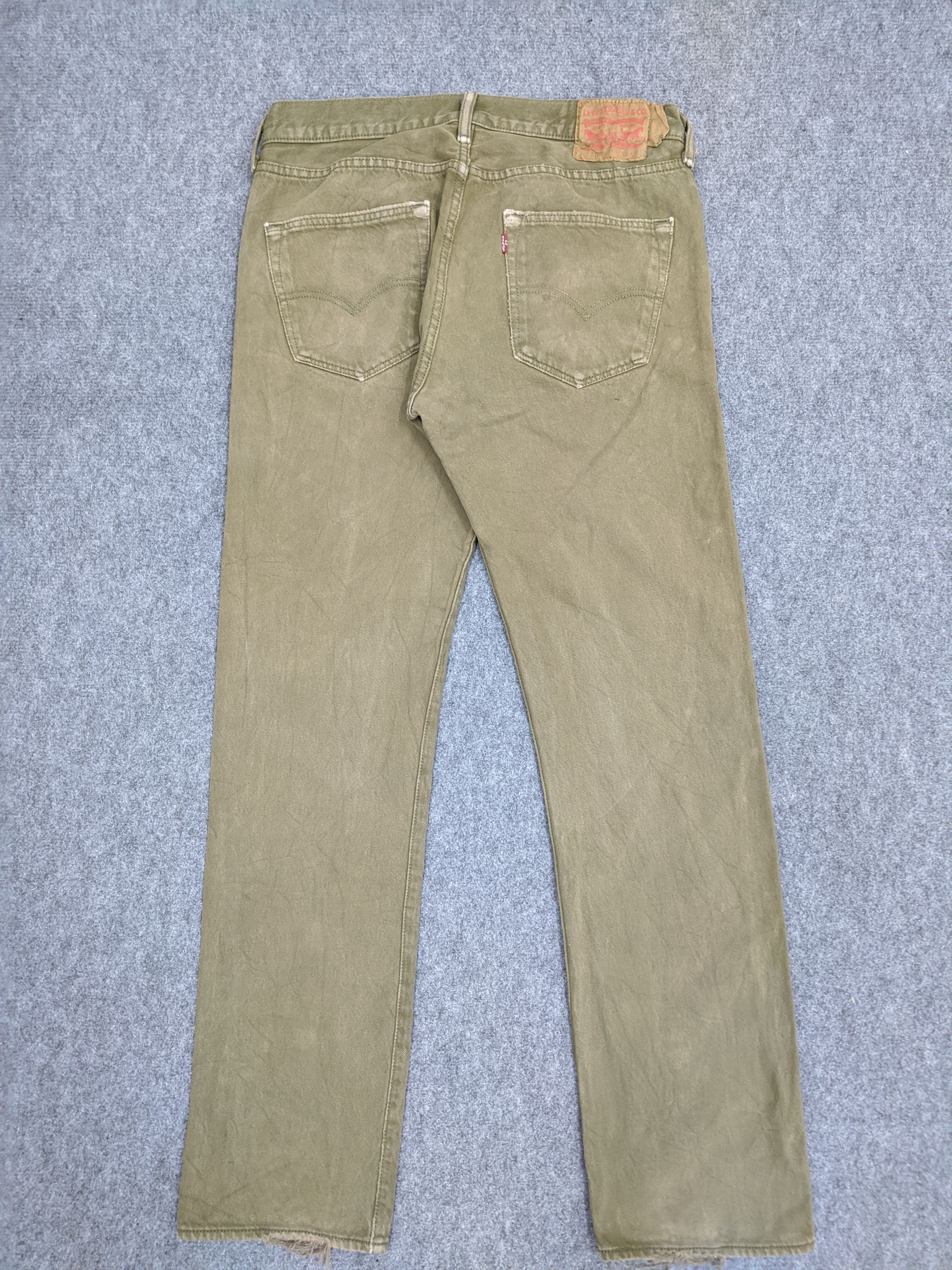 Levi's Vintage 90s Sun Faded Levis 501 Jeans DP0835 Size US 34 / EU 50 - 3 Thumbnail