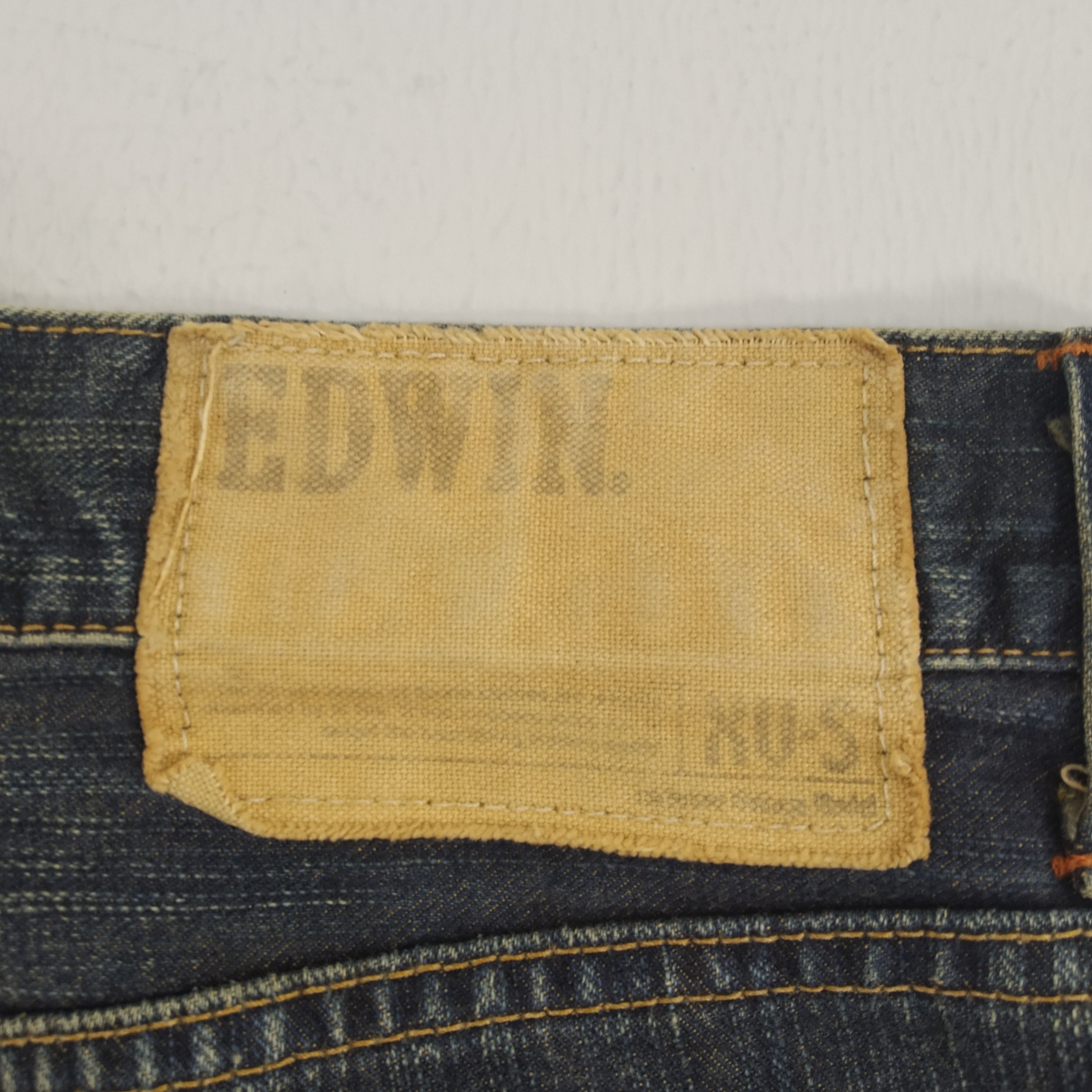 Denime Vintage Edwin Short Men Denim Jeans Ripped Boro Jeans Size US 36 / EU 52 - 8 Thumbnail