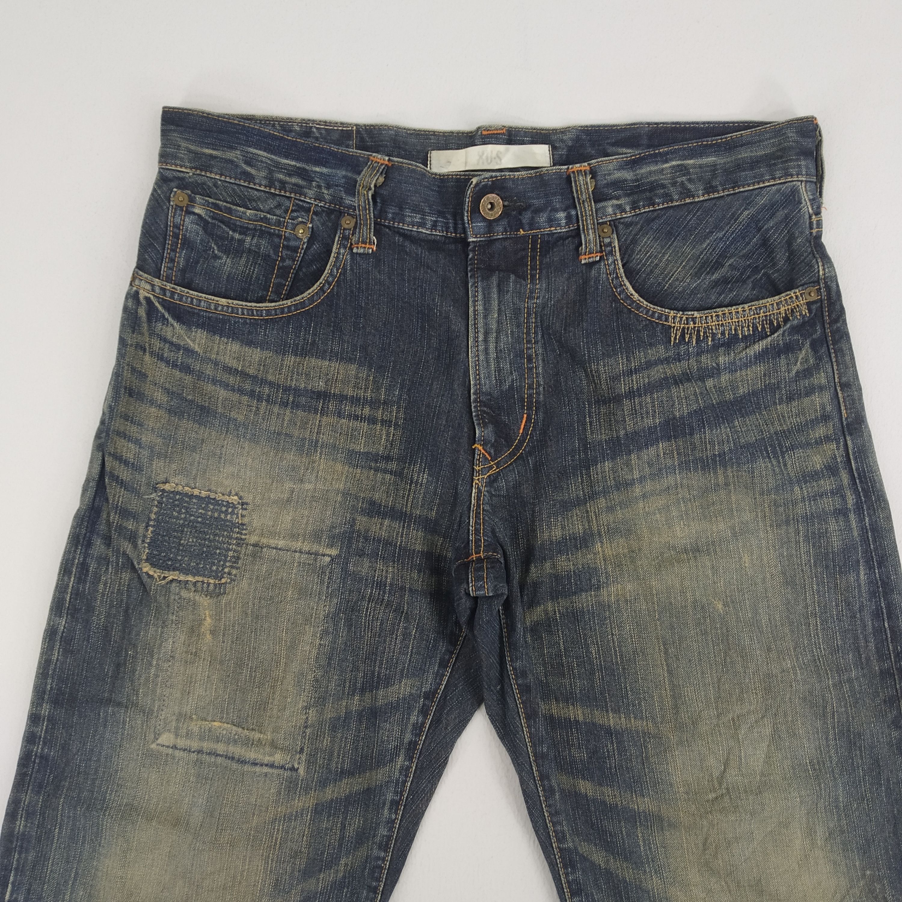 Denime Vintage Edwin Short Men Denim Jeans Ripped Boro Jeans Size US 36 / EU 52 - 3 Thumbnail