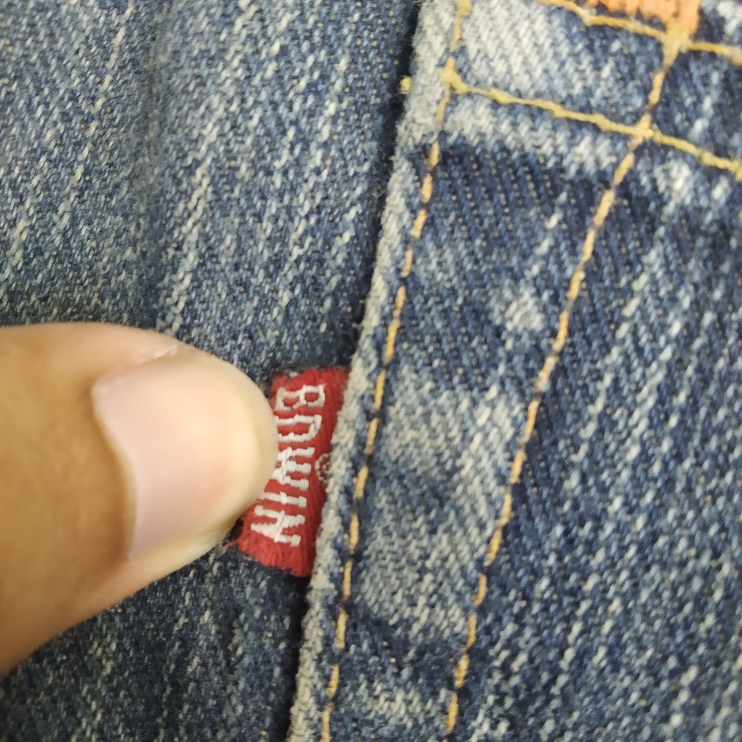 Denime Vintage Edwin Short Men Denim Jeans Ripped Boro Jeans Size US 36 / EU 52 - 9 Thumbnail