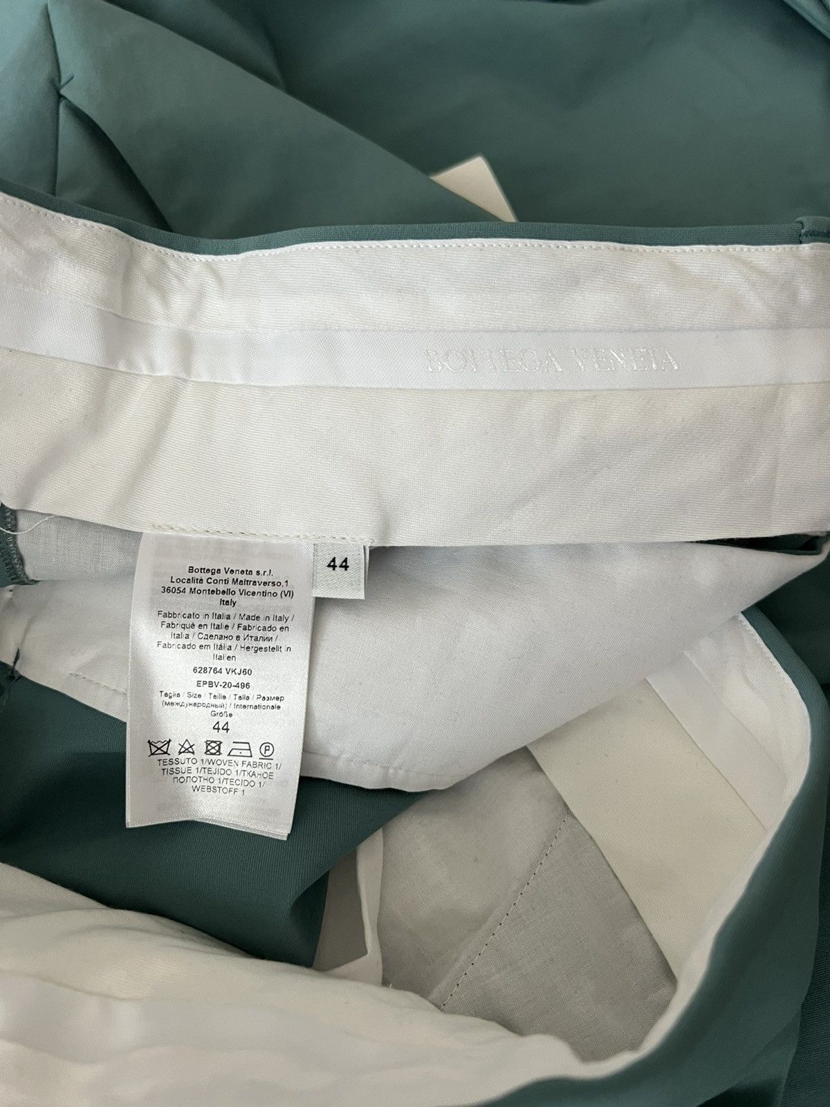 Bottega Veneta Blue Knee Strap Trousers Size US 34 / EU 50 - 10 Thumbnail