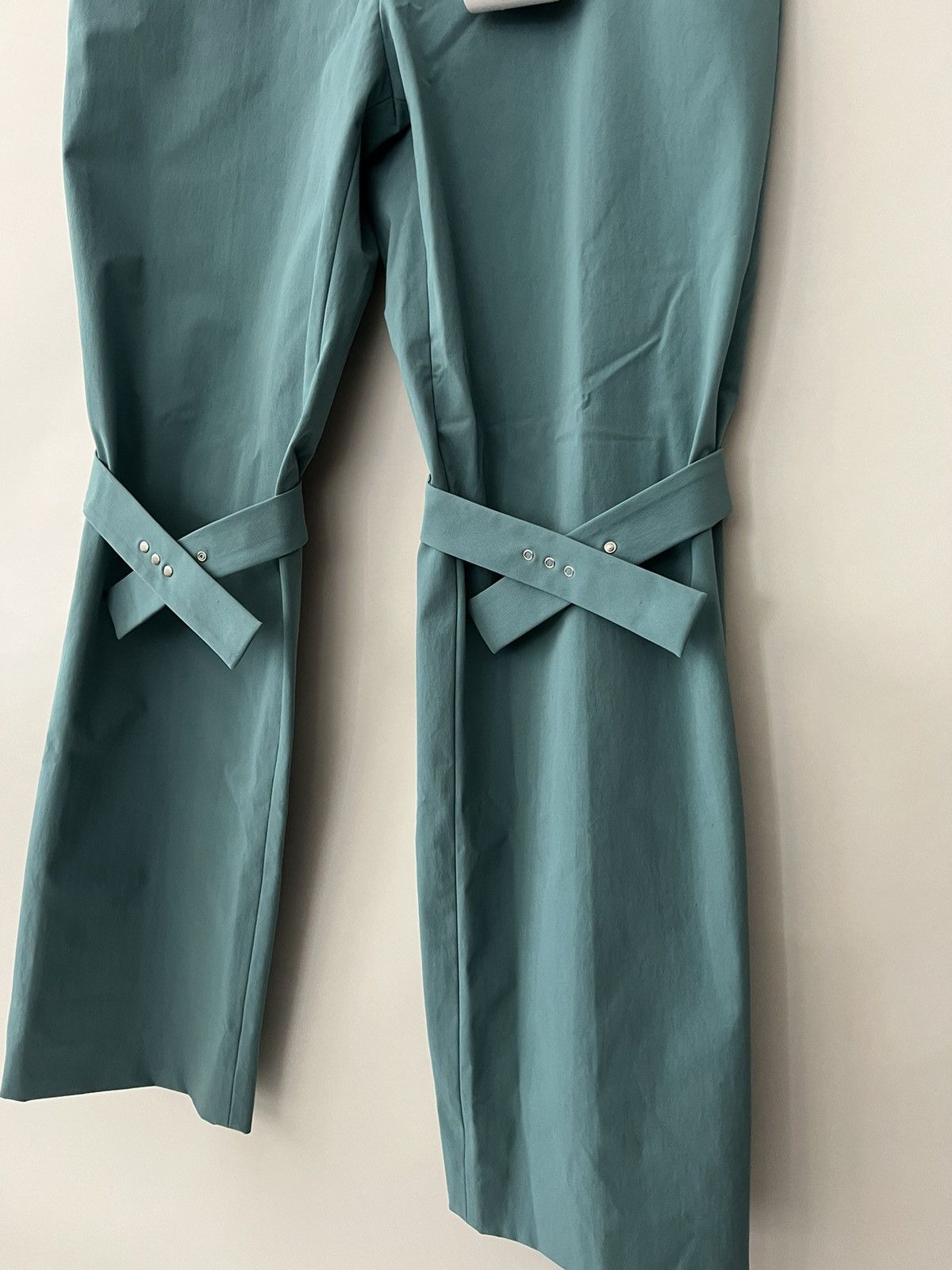 Bottega Veneta Blue Knee Strap Trousers Size US 34 / EU 50 - 6 Thumbnail