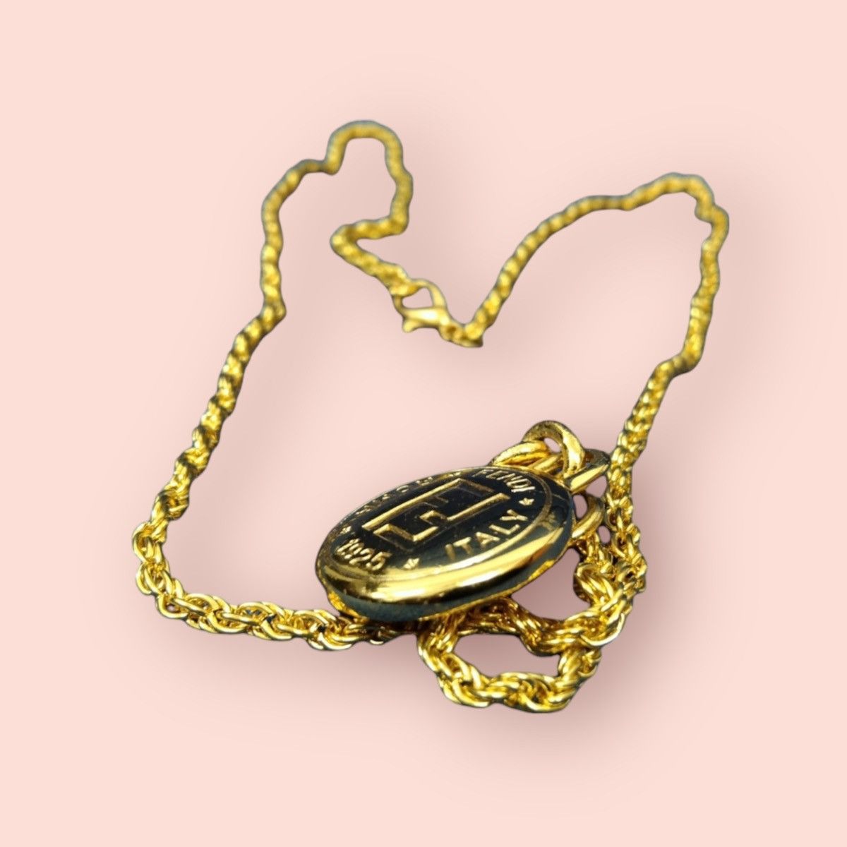 Vintage REPURPOSE CUSTOM NECKLACE FENDI PENDANT Size ONE SIZE - 9 Thumbnail