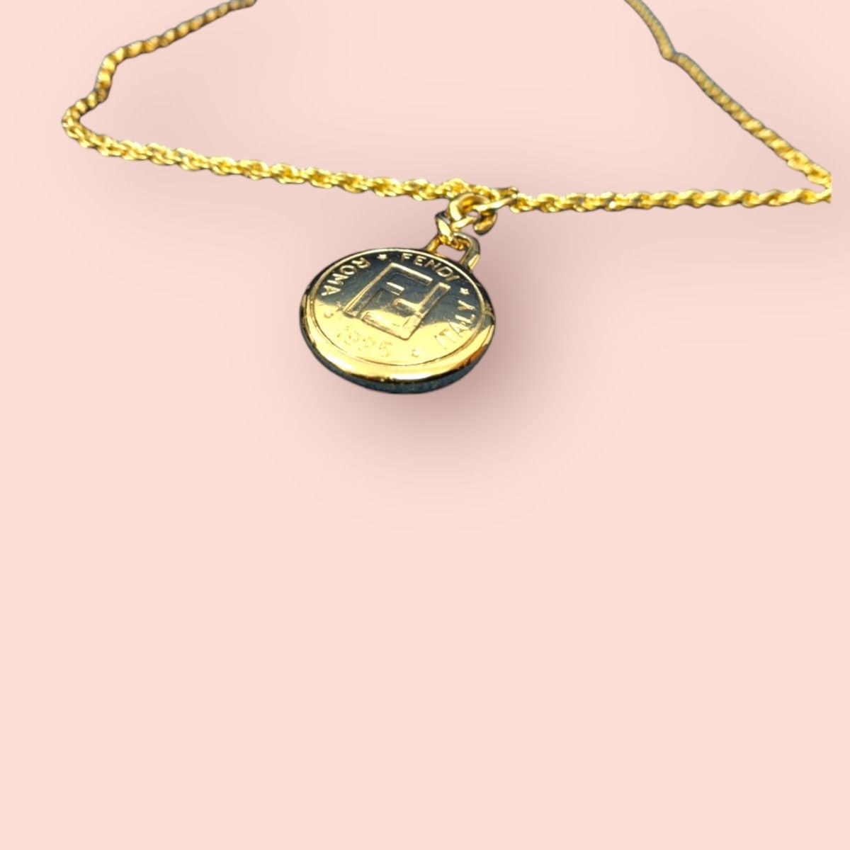 Vintage REPURPOSE CUSTOM NECKLACE FENDI PENDANT Size ONE SIZE - 4 Thumbnail